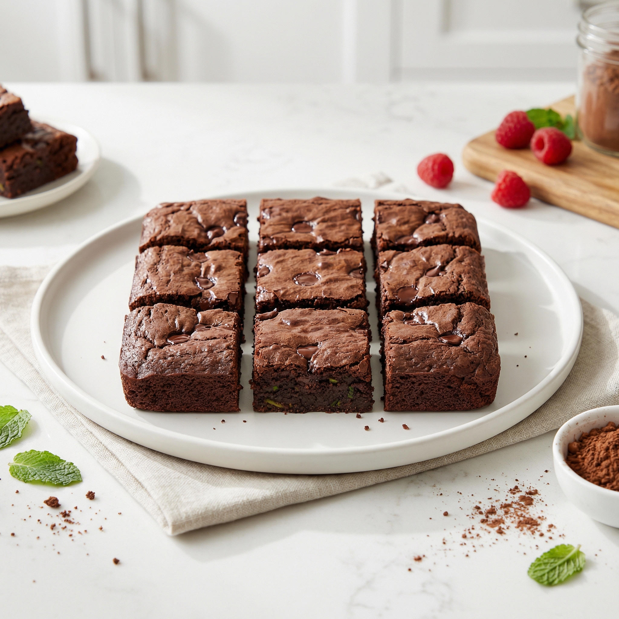 Vegan Zucchini Brownies