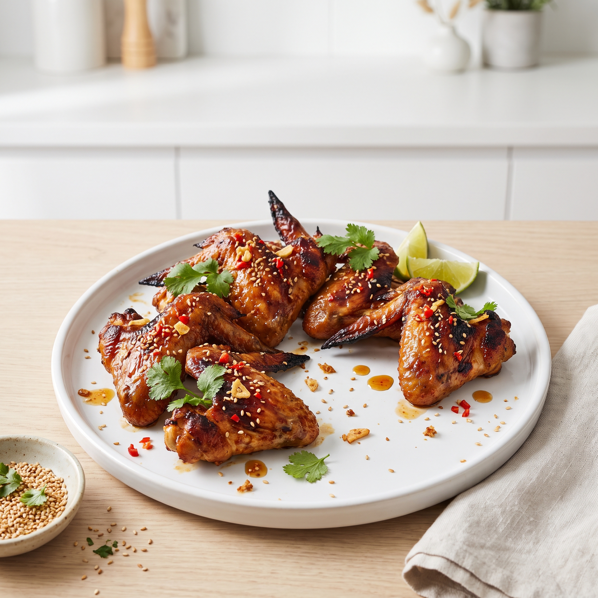 Fusion-Style Chicken Wings