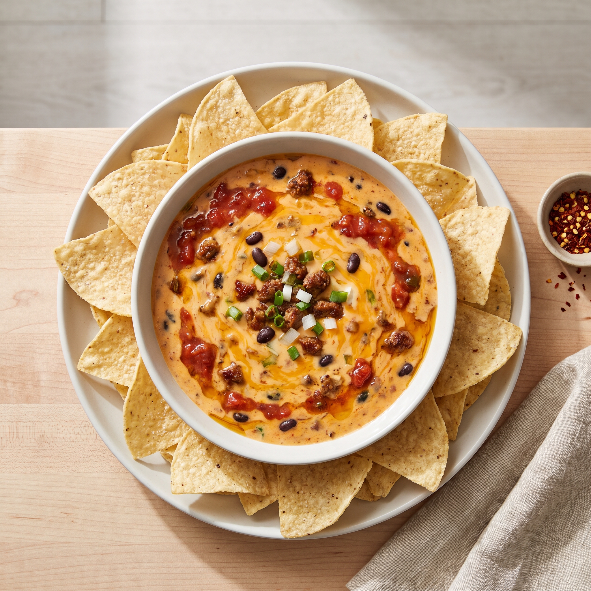 Game Day Cheesy Salsa Dip