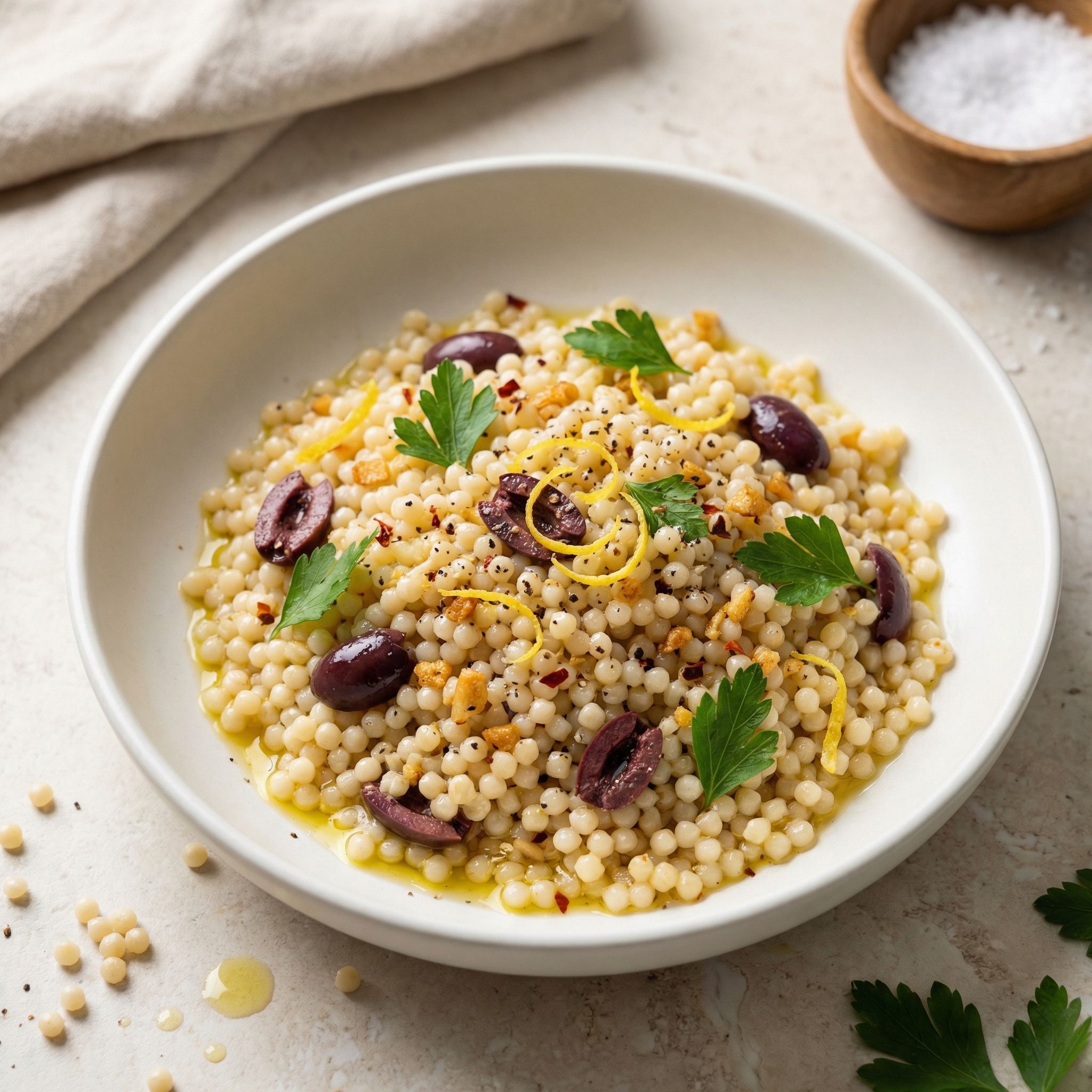 Olive-Studded Pasta Pearl Salad