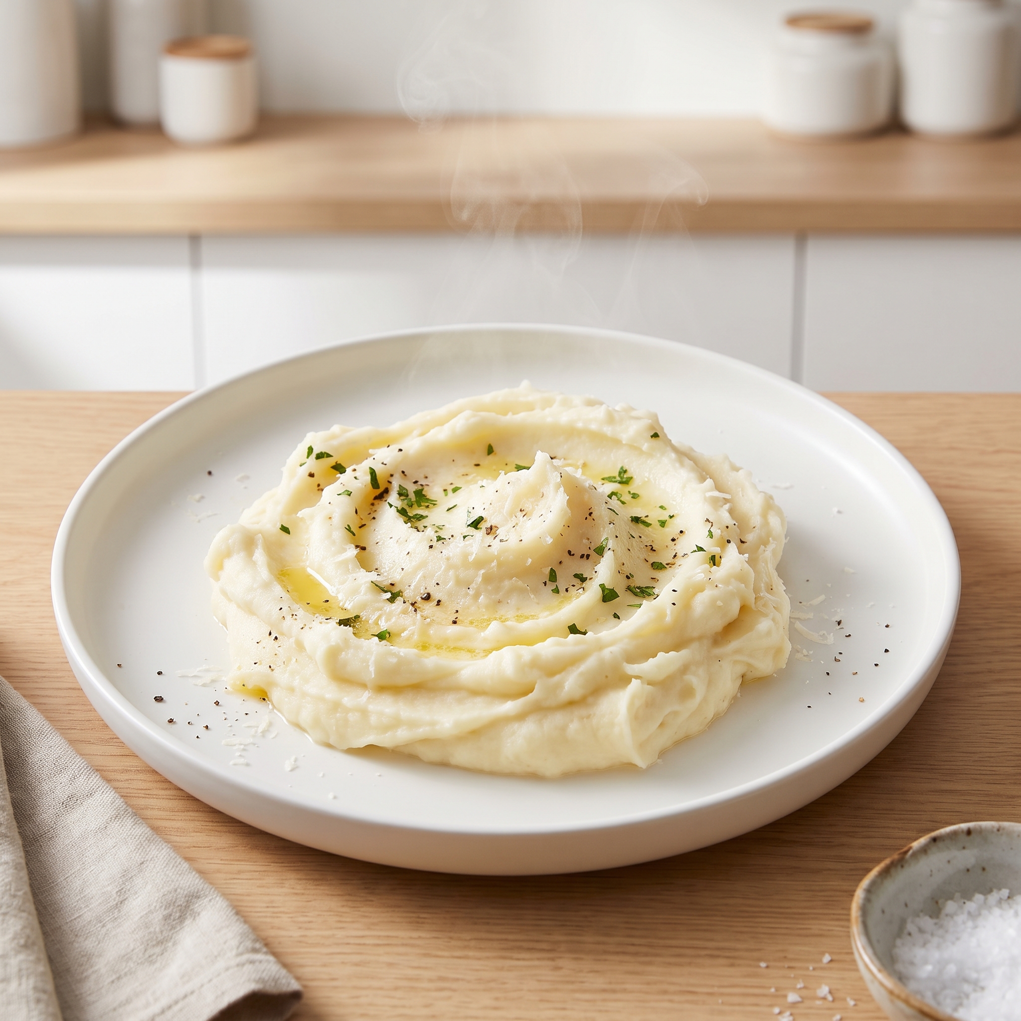 Garlic-Parmesan Creamed Potatoes