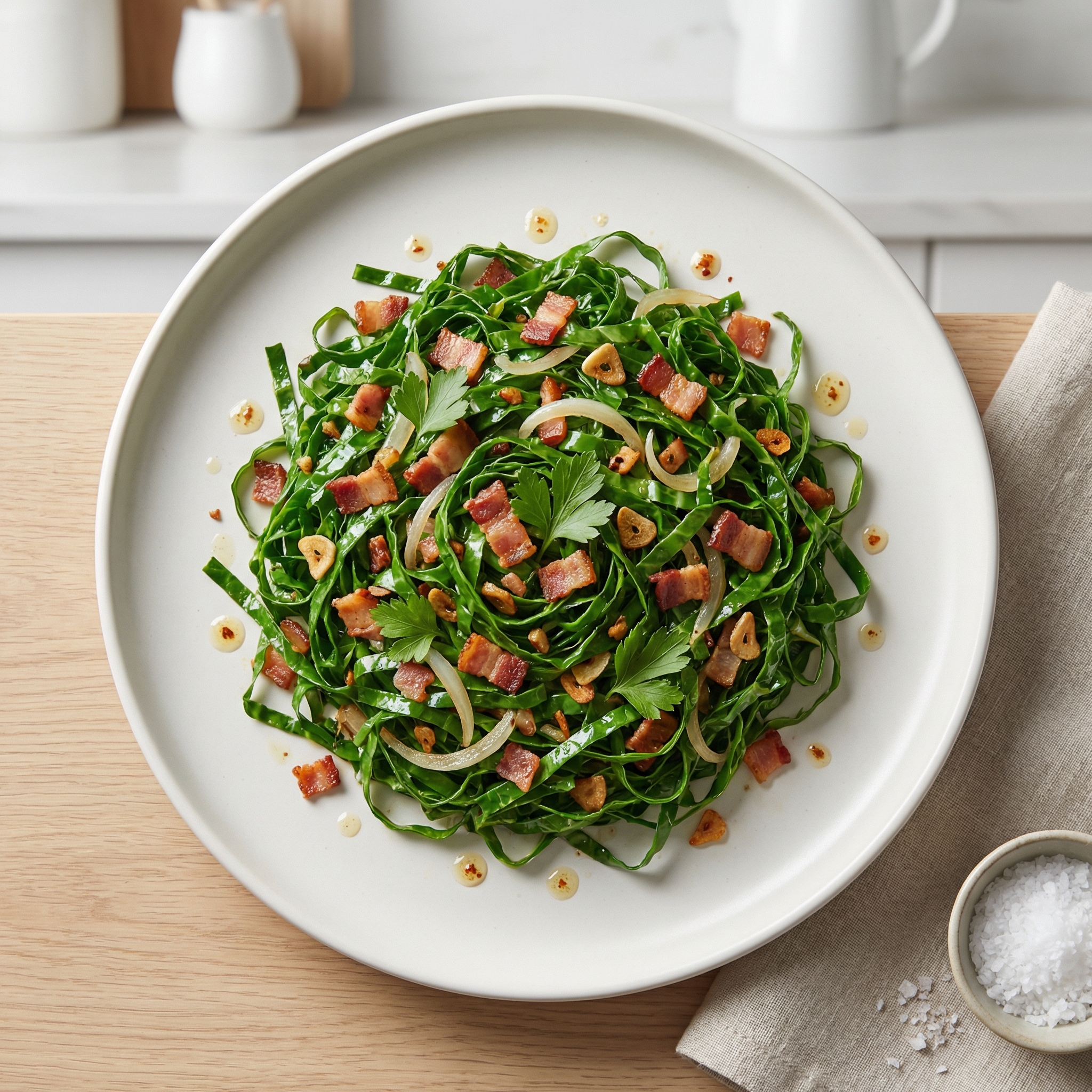 Brazilian Collard Greens (Couve a Mineira)