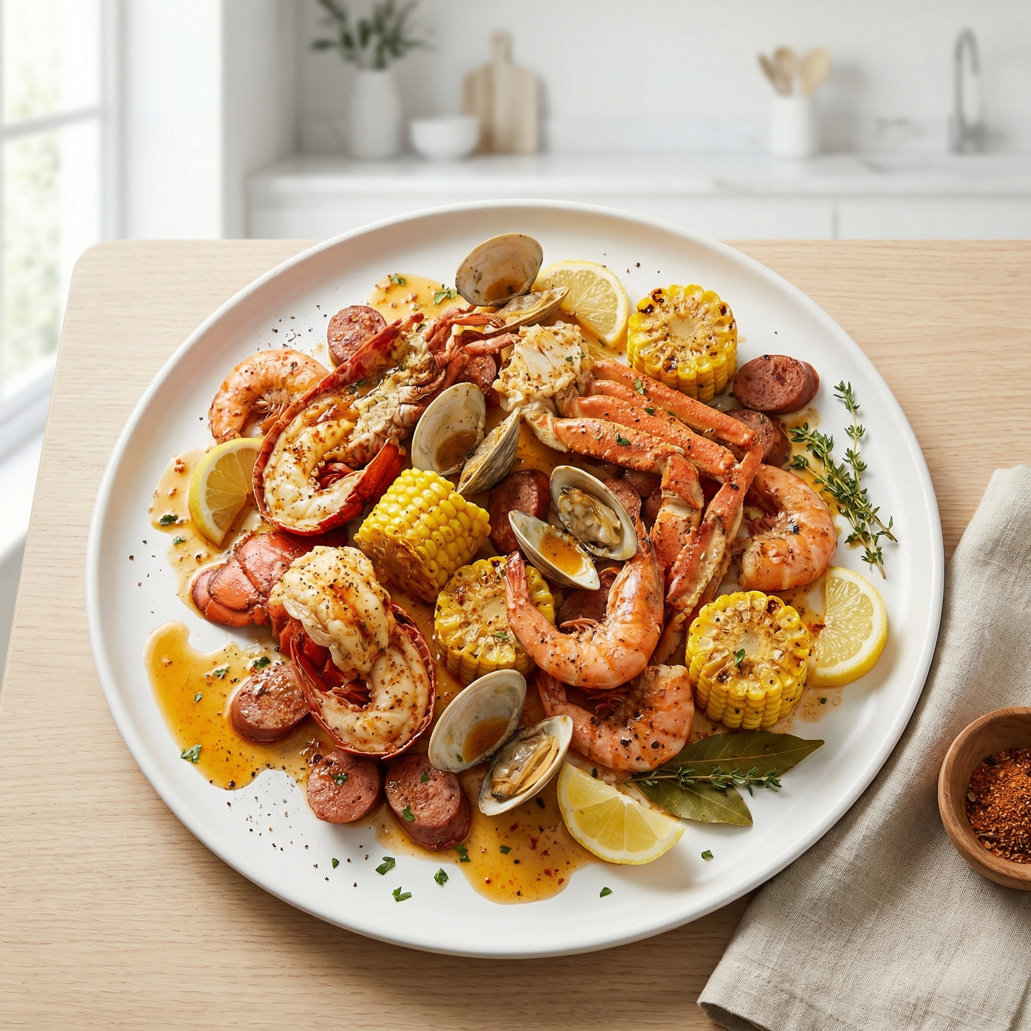 Sheet Pan Seafood Boil