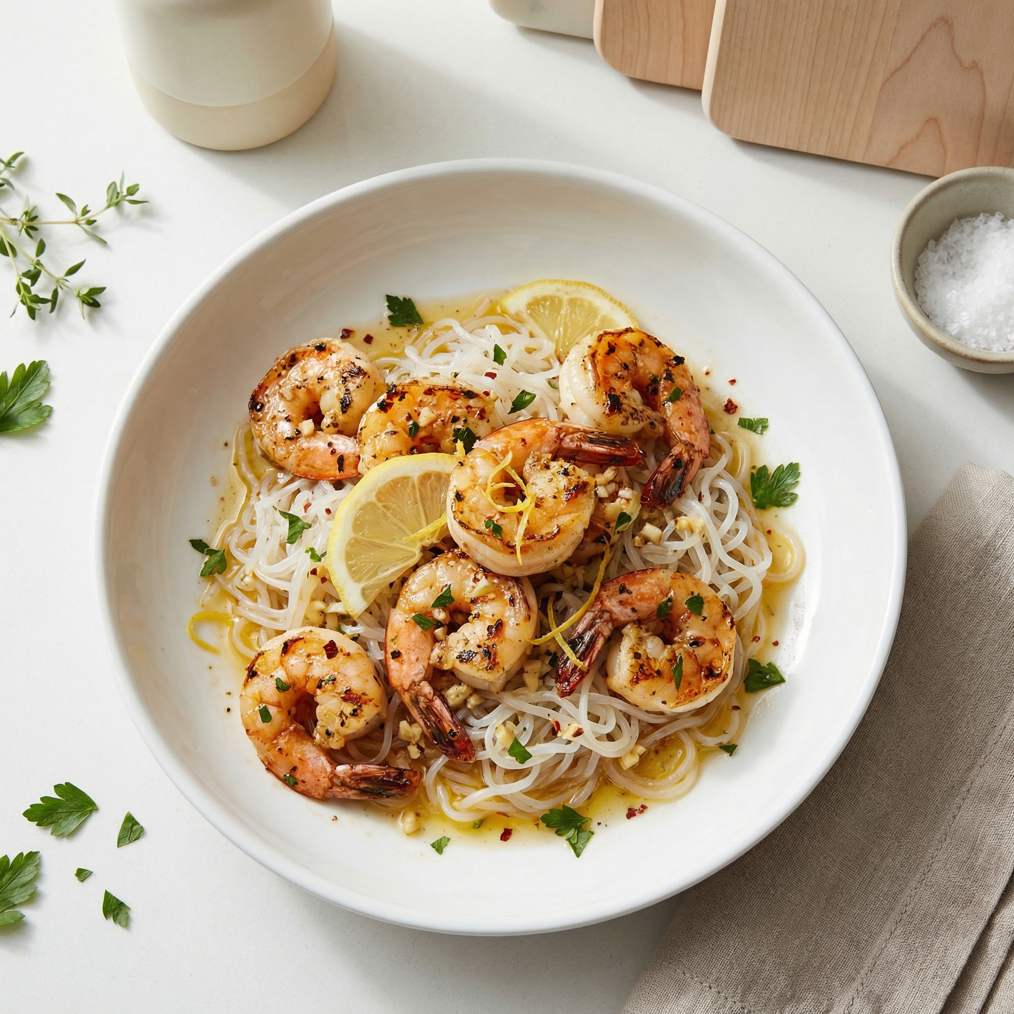 Keto Shrimp Scampi
