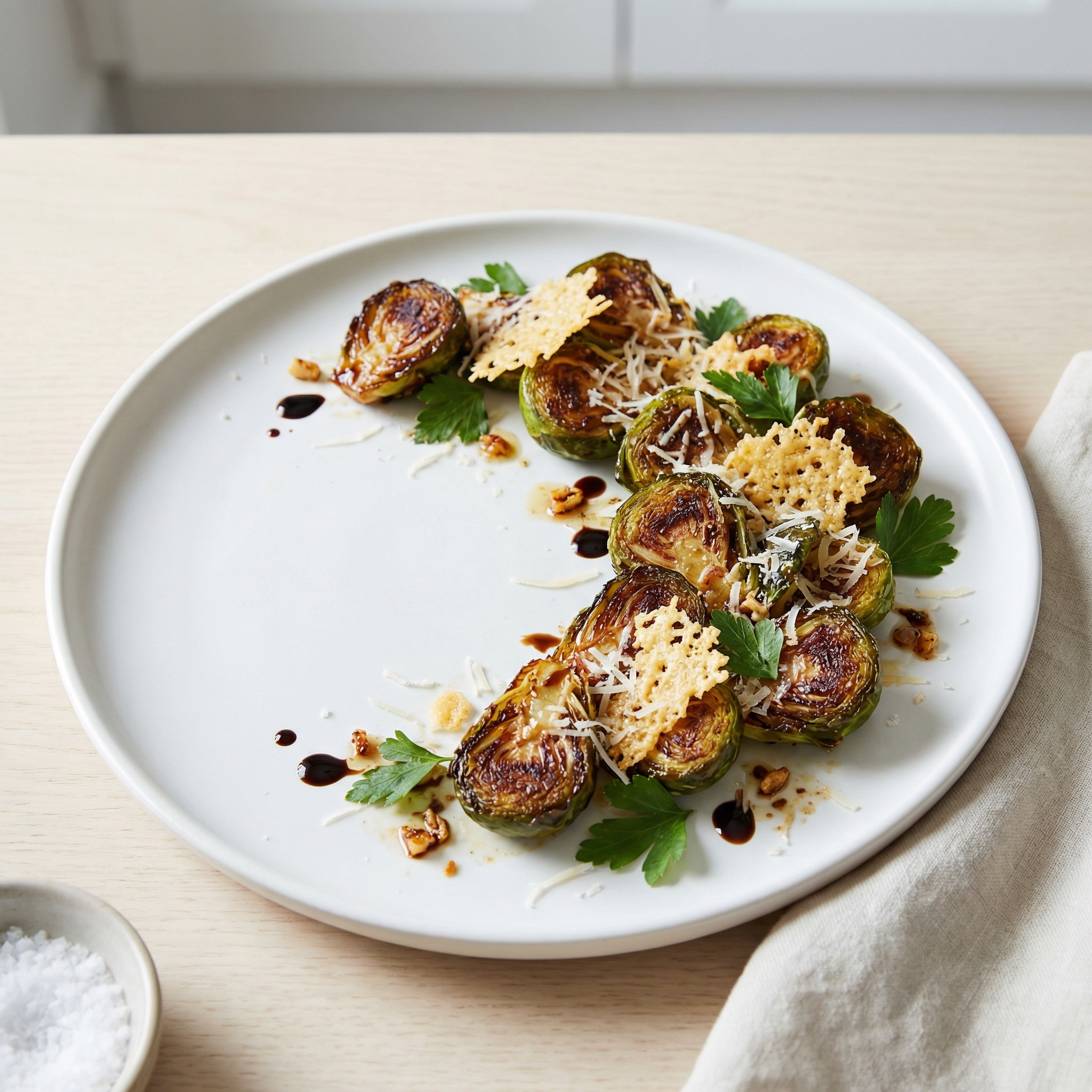 Roasted Brussels Sprouts with Parmesan