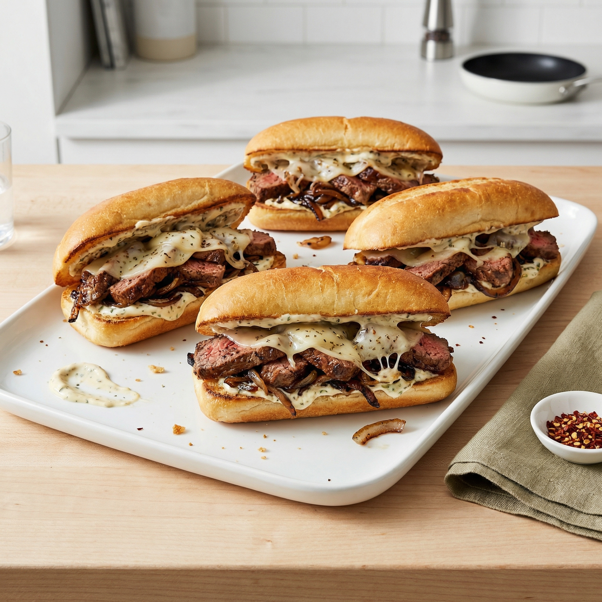 Hearty Provolone Steak Hoagie