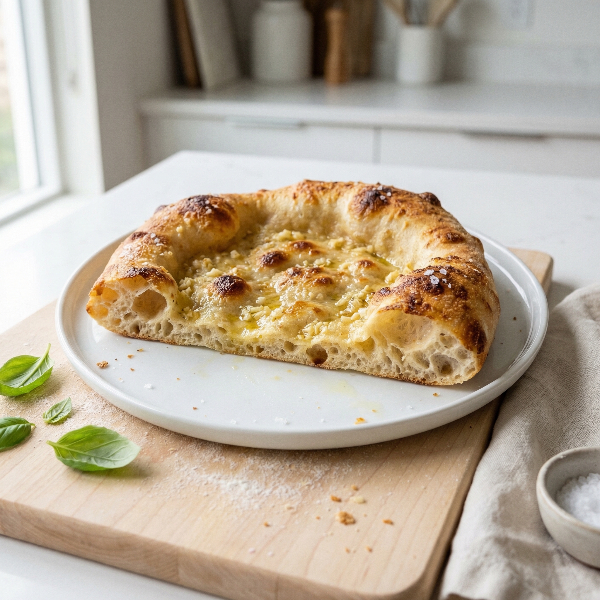 Bread Machine Garlic-Infused Pizza Dough