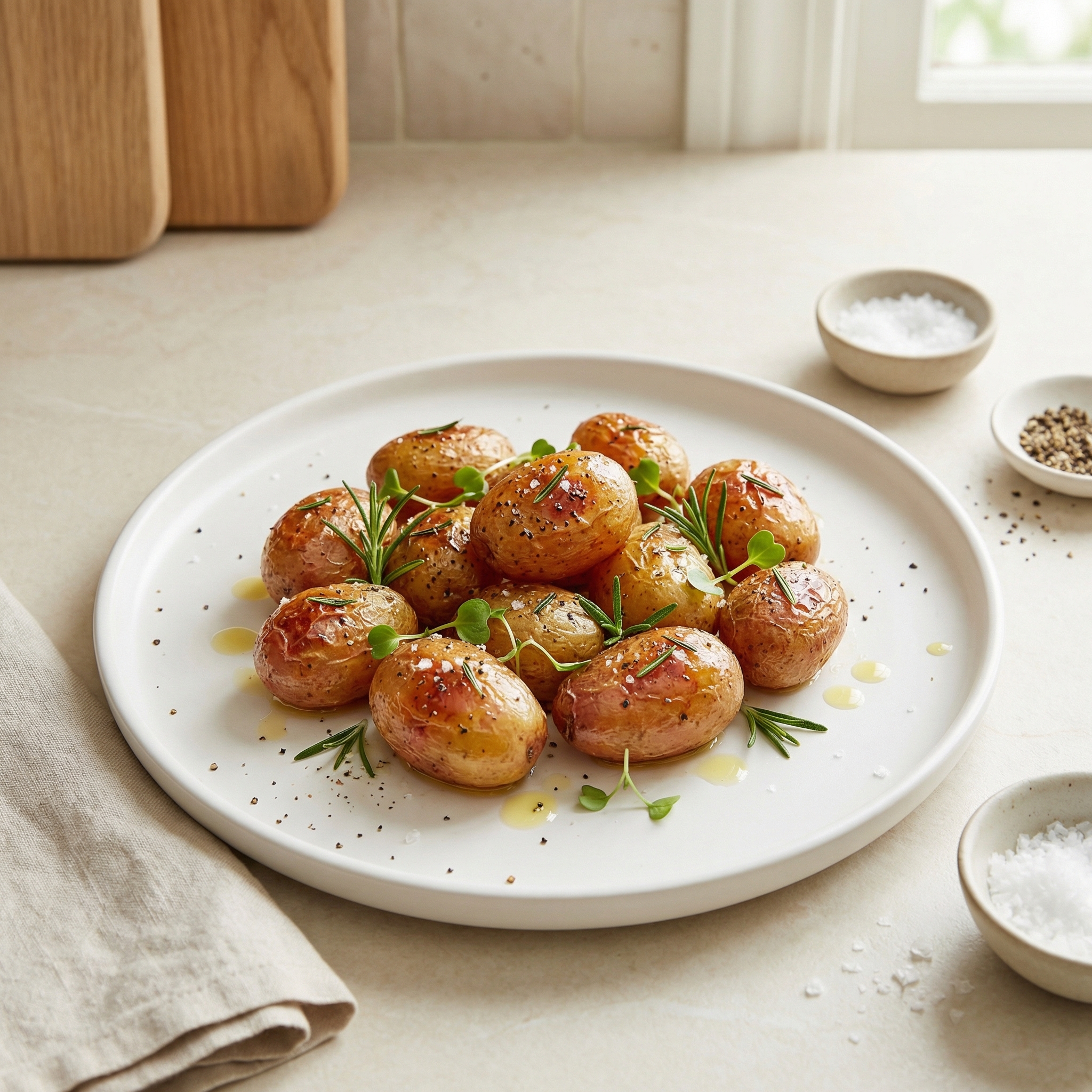 Garlic Rosemary Air Fryer Red Potatoes