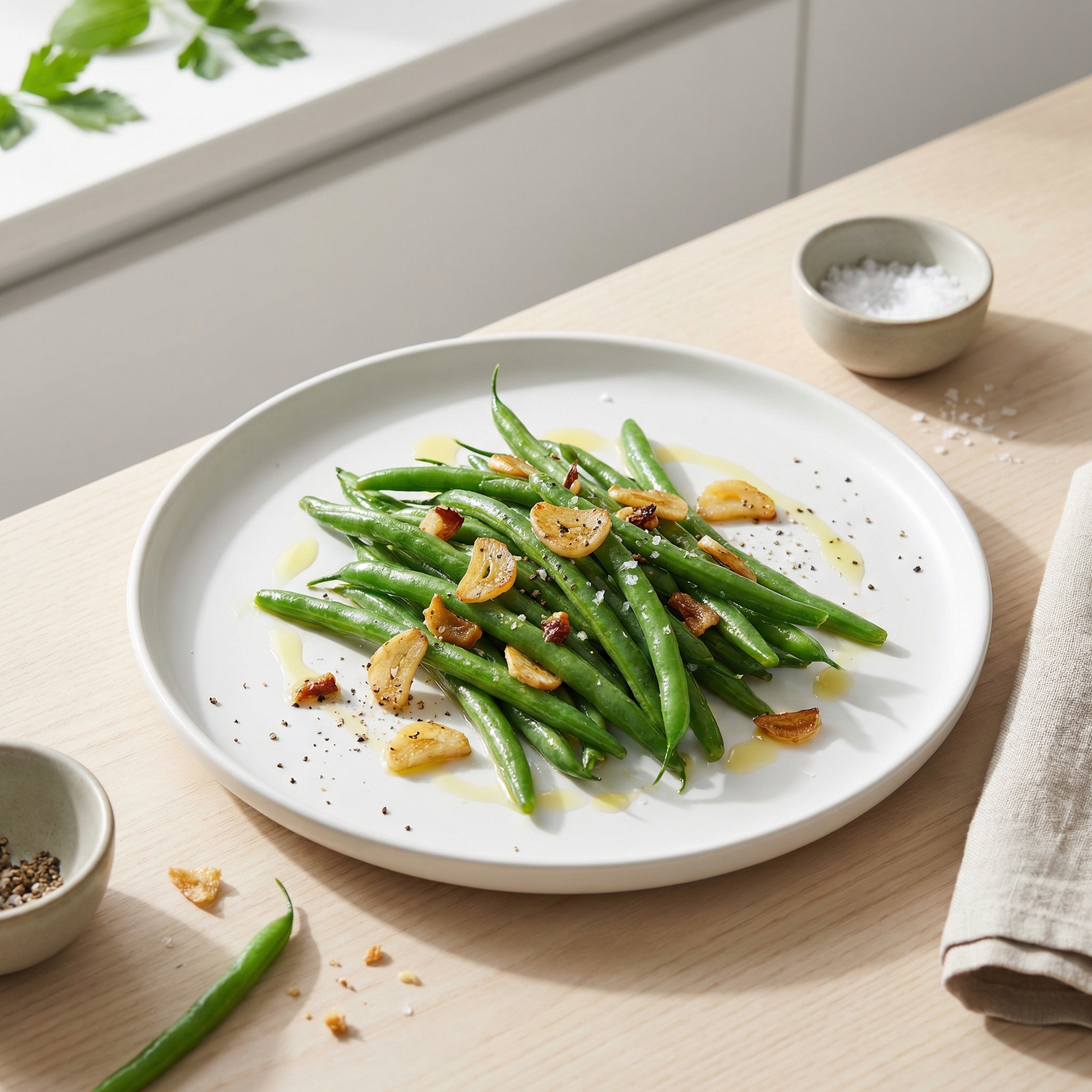 Buttery Garlic Green Beans