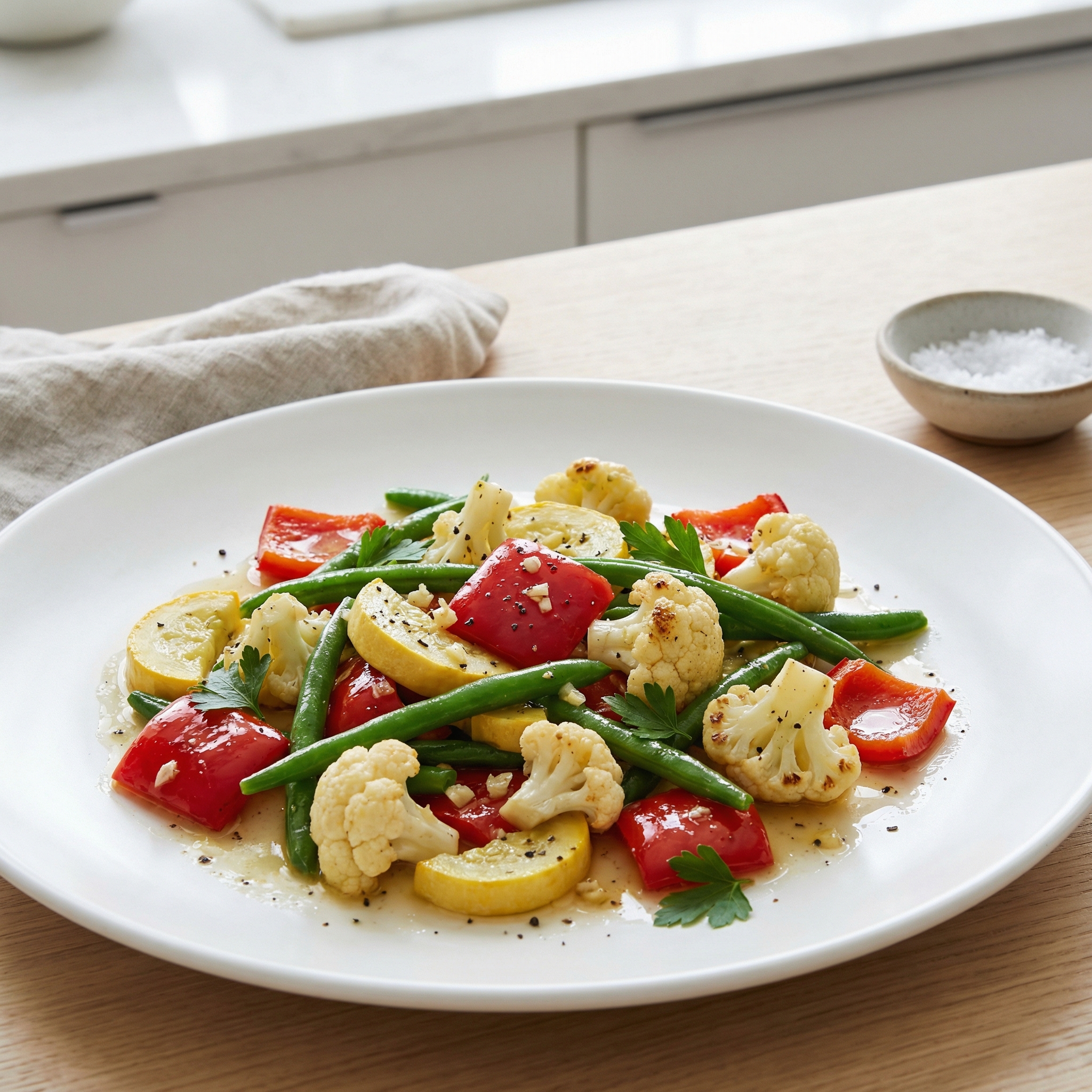 Garlic Skillet Vegetables