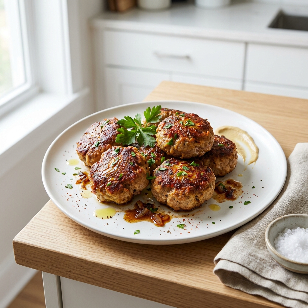 German-Style Frikadellen (Hamburger Patties)