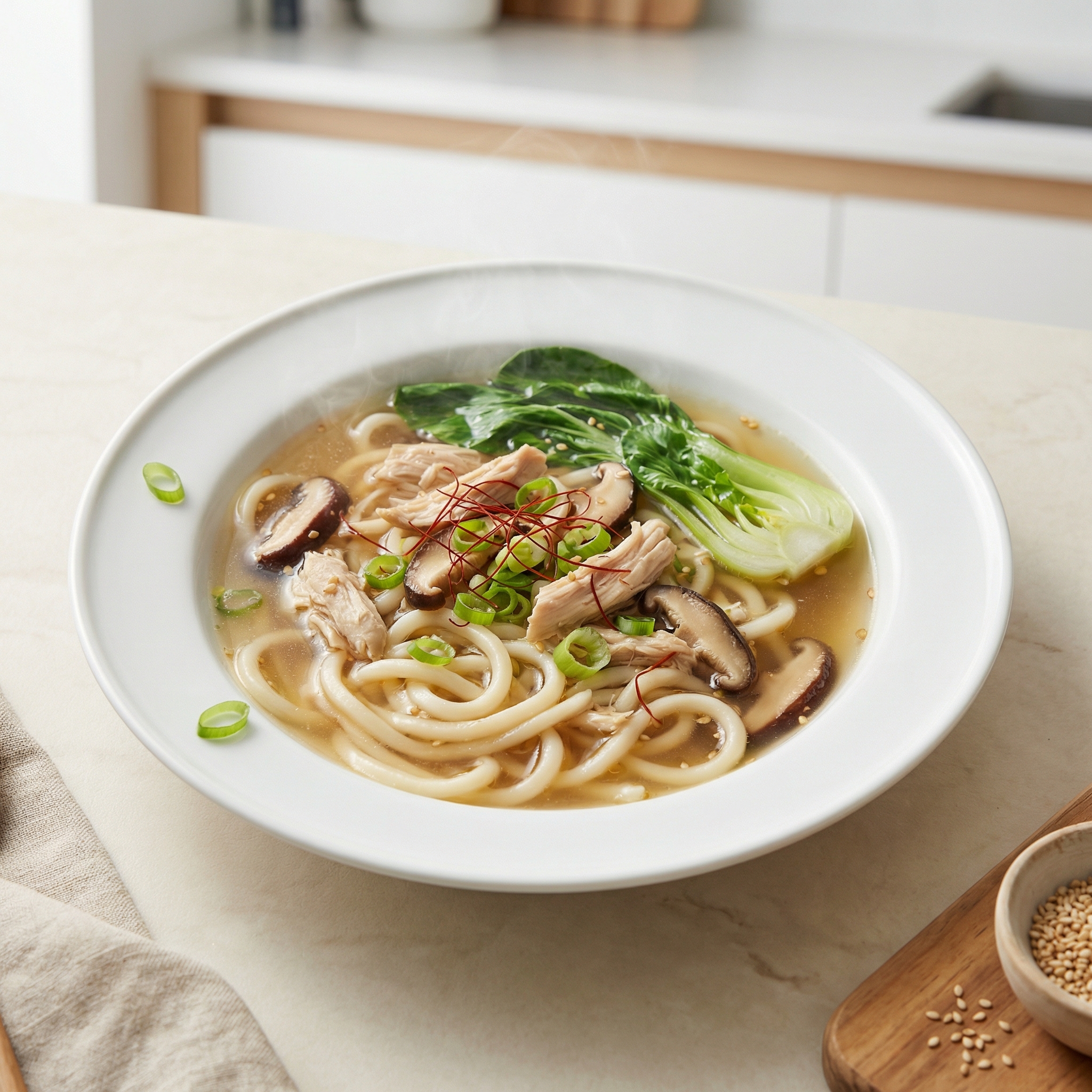 Chicken Udon Noodle Soup