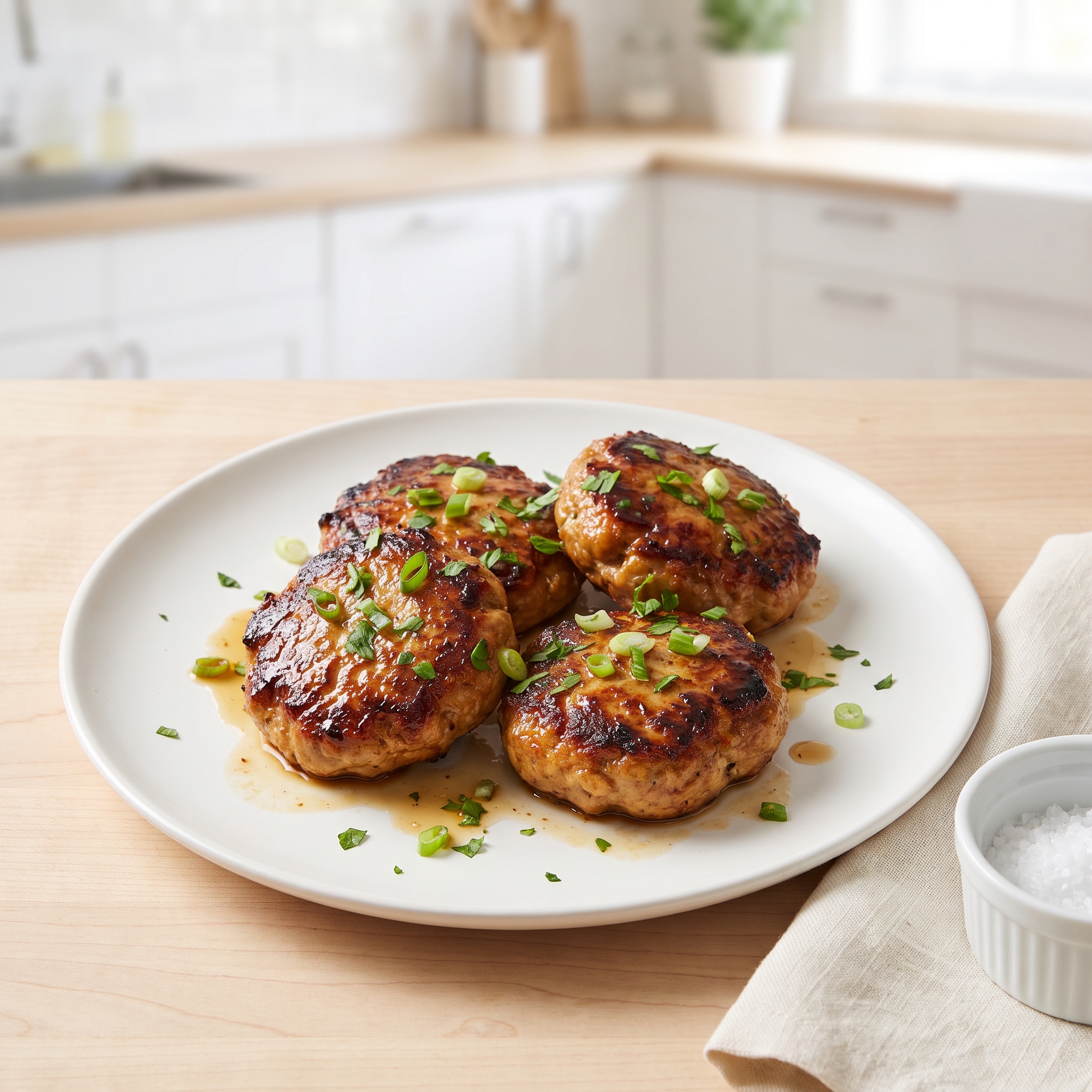 Ginger-Garlic Turkey Burger Patties