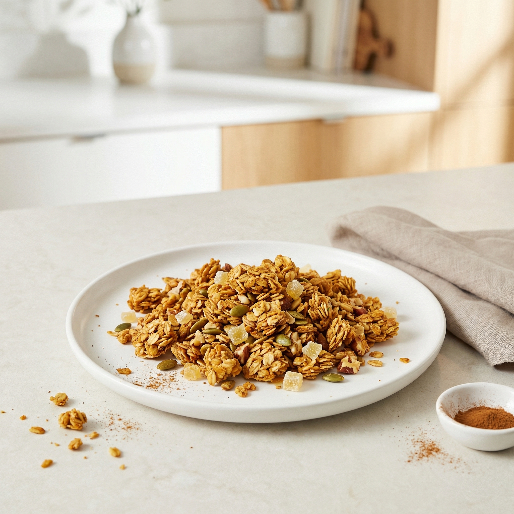 Ginger-Spiced Homemade Granola