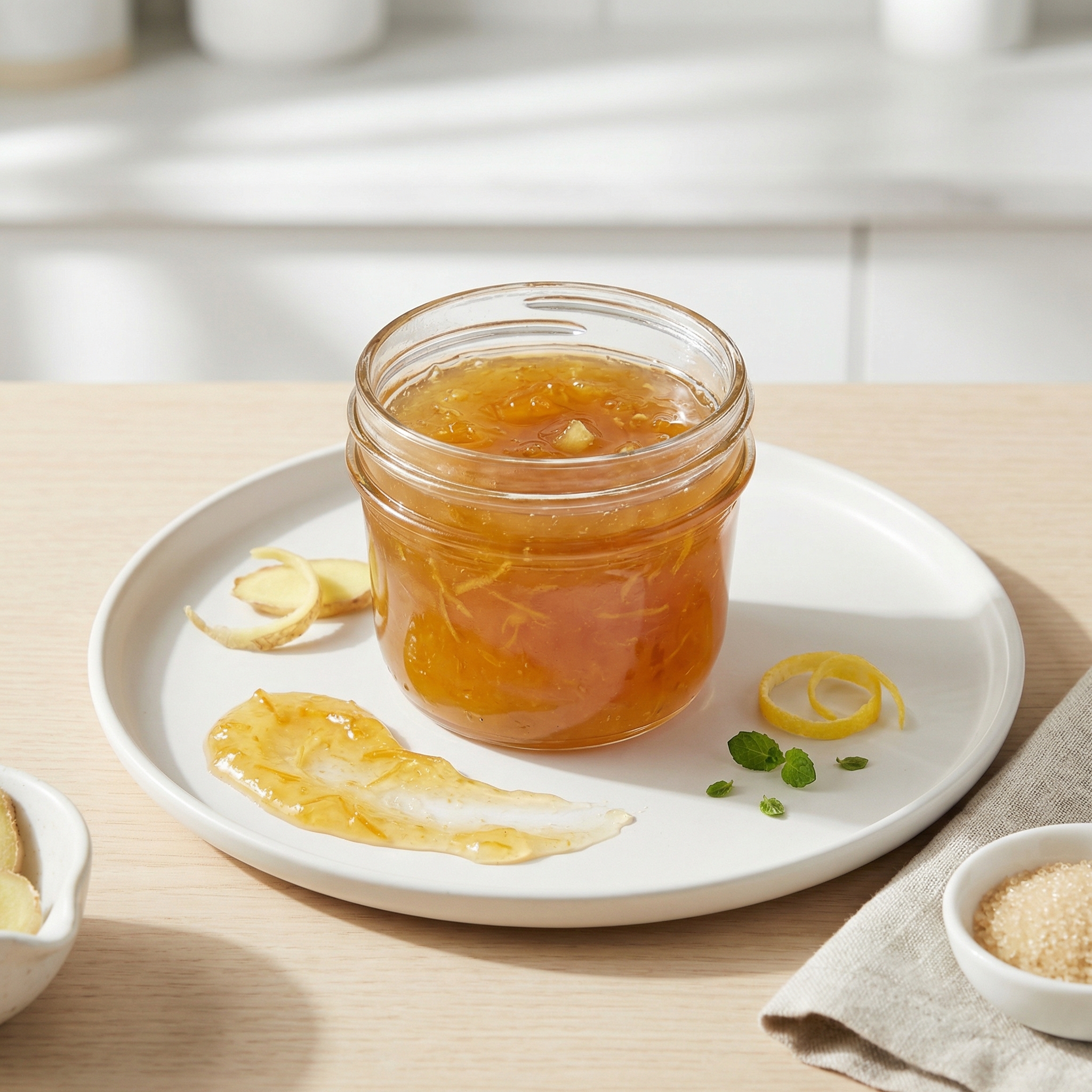 Candied Ginger Marmalade Spread