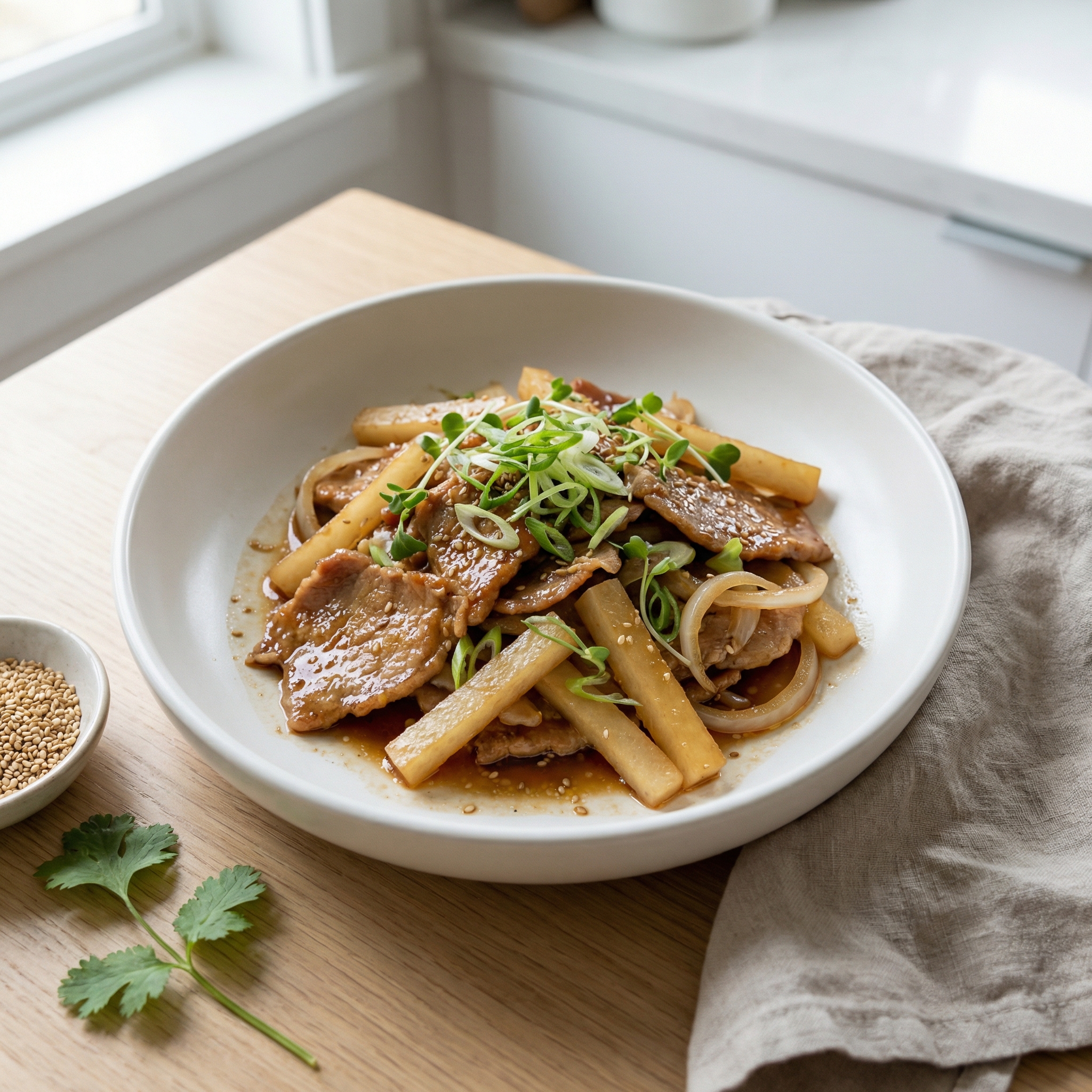 Stir-Fried Japanese Ginger Pork