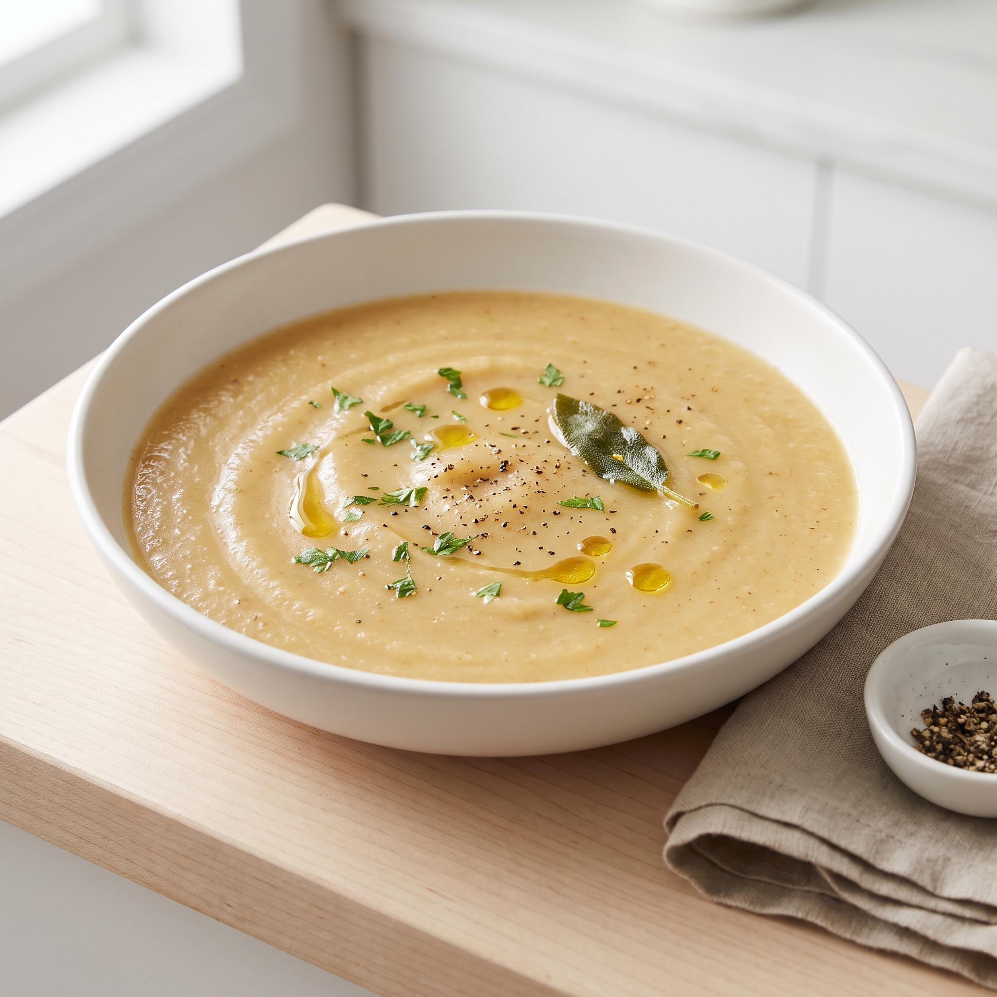 Gingered Apple–Pear Soup