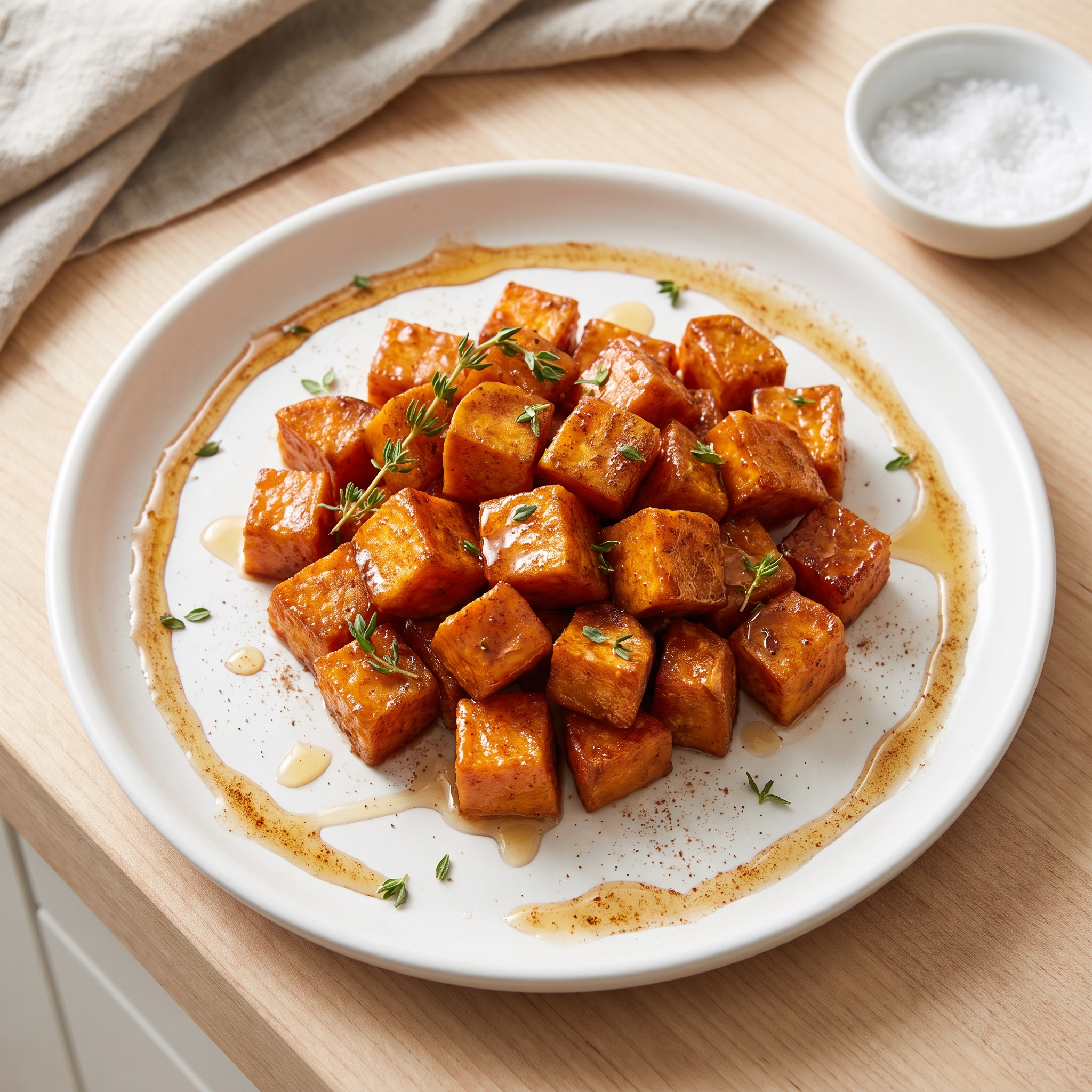 Glazed Honey-Baked Sweet Potatoes