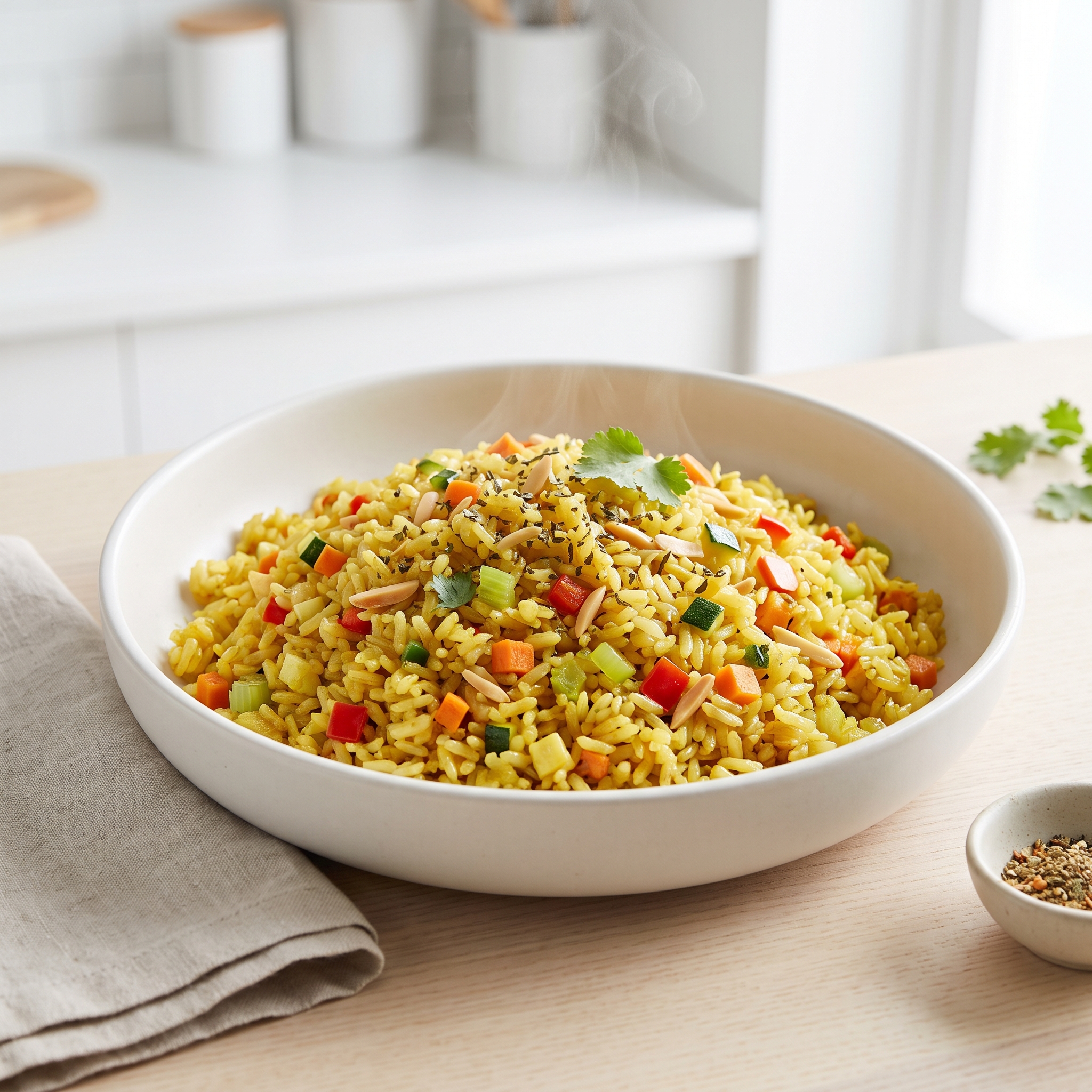 Golden Curry Vegetable Fried Rice