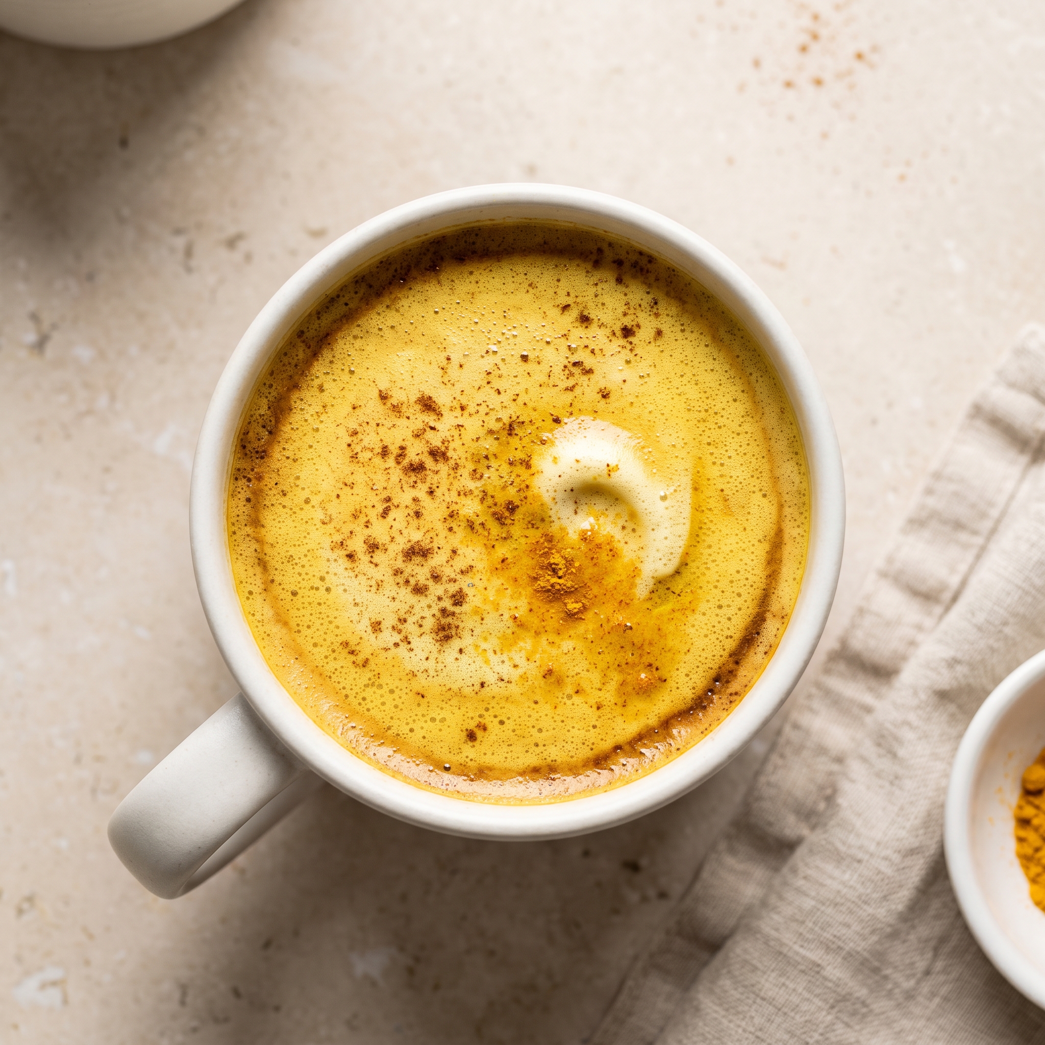 Golden Turmeric Coffee Latte