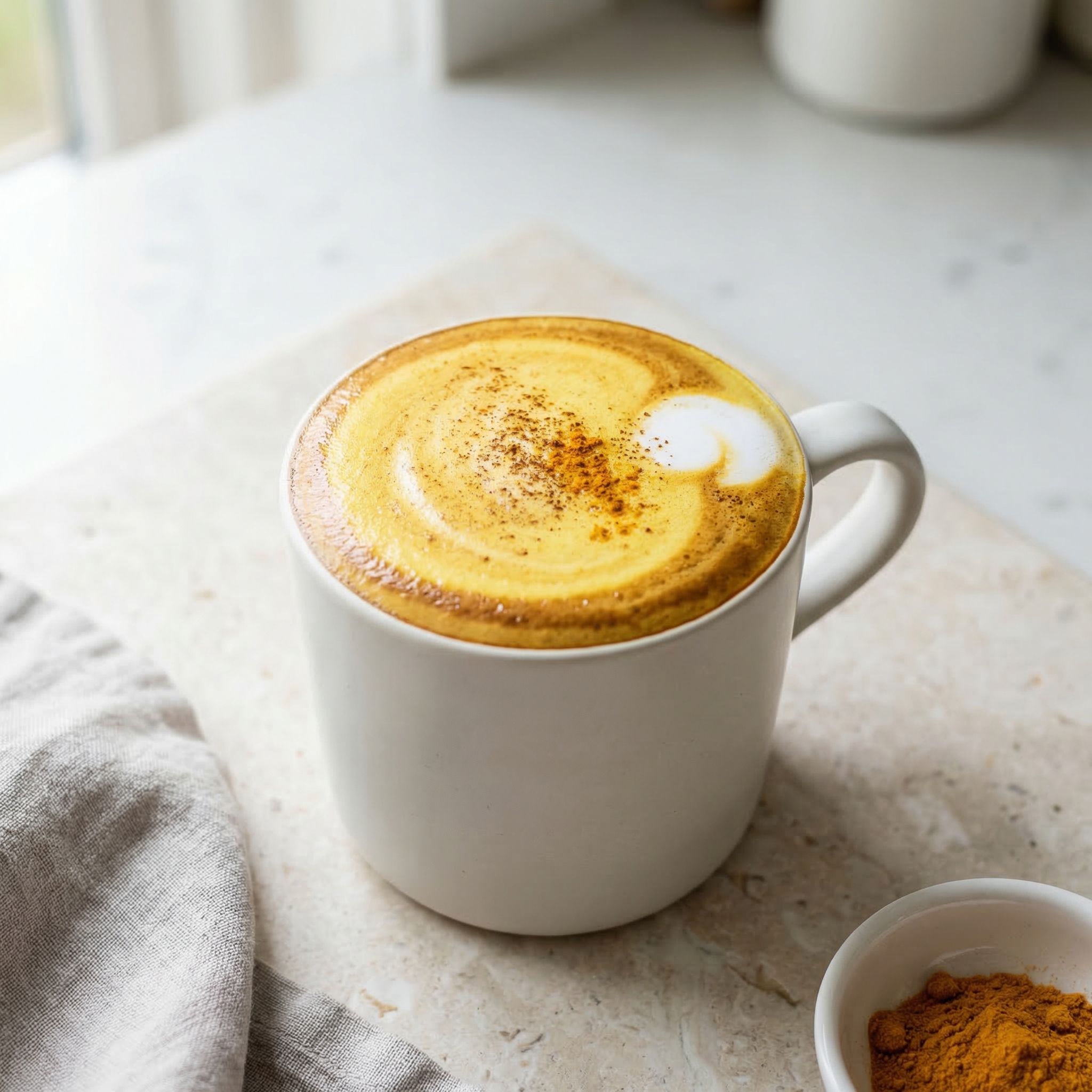 Golden Turmeric Coffee Latte