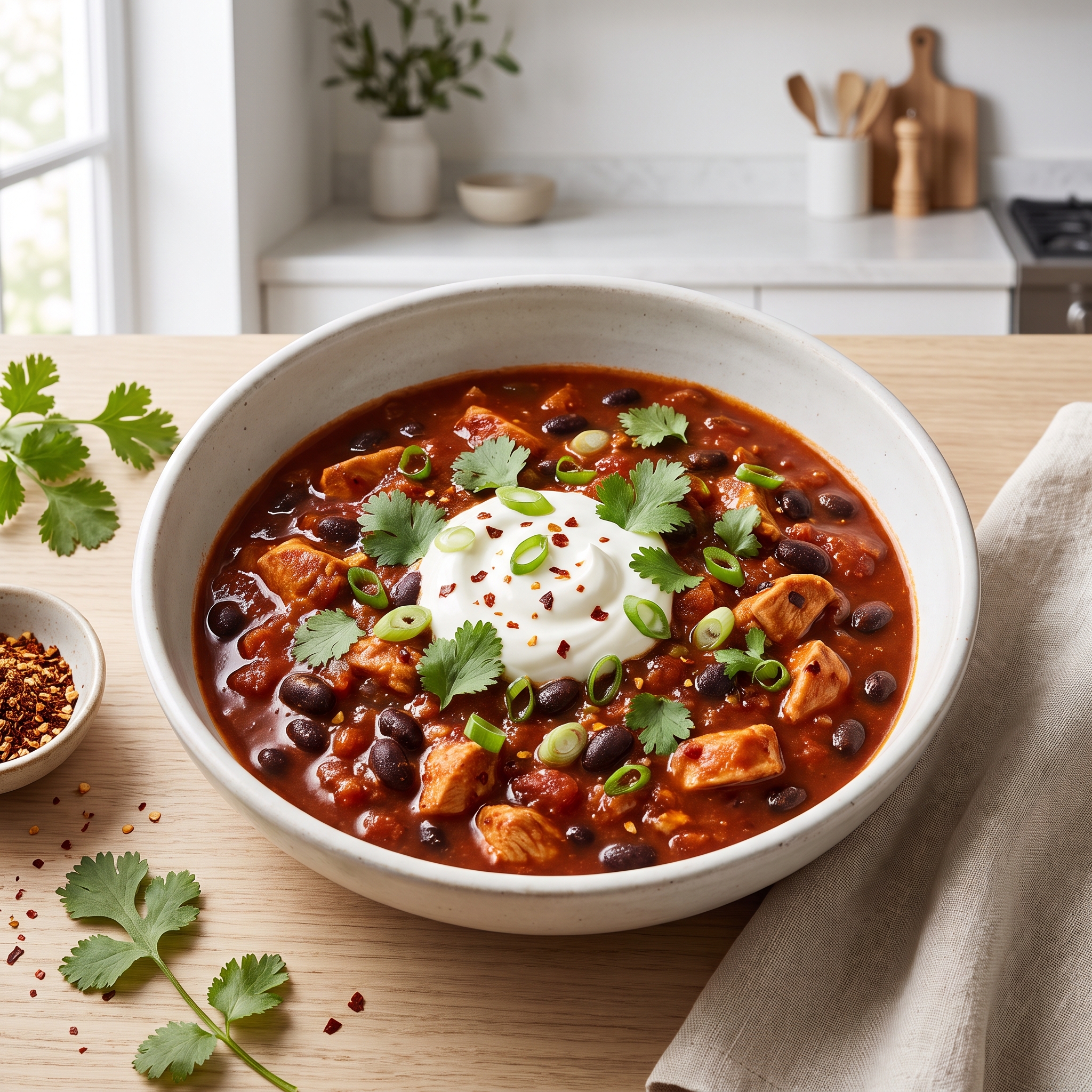Grandma’s Hearty Chicken & Black Bean Chili