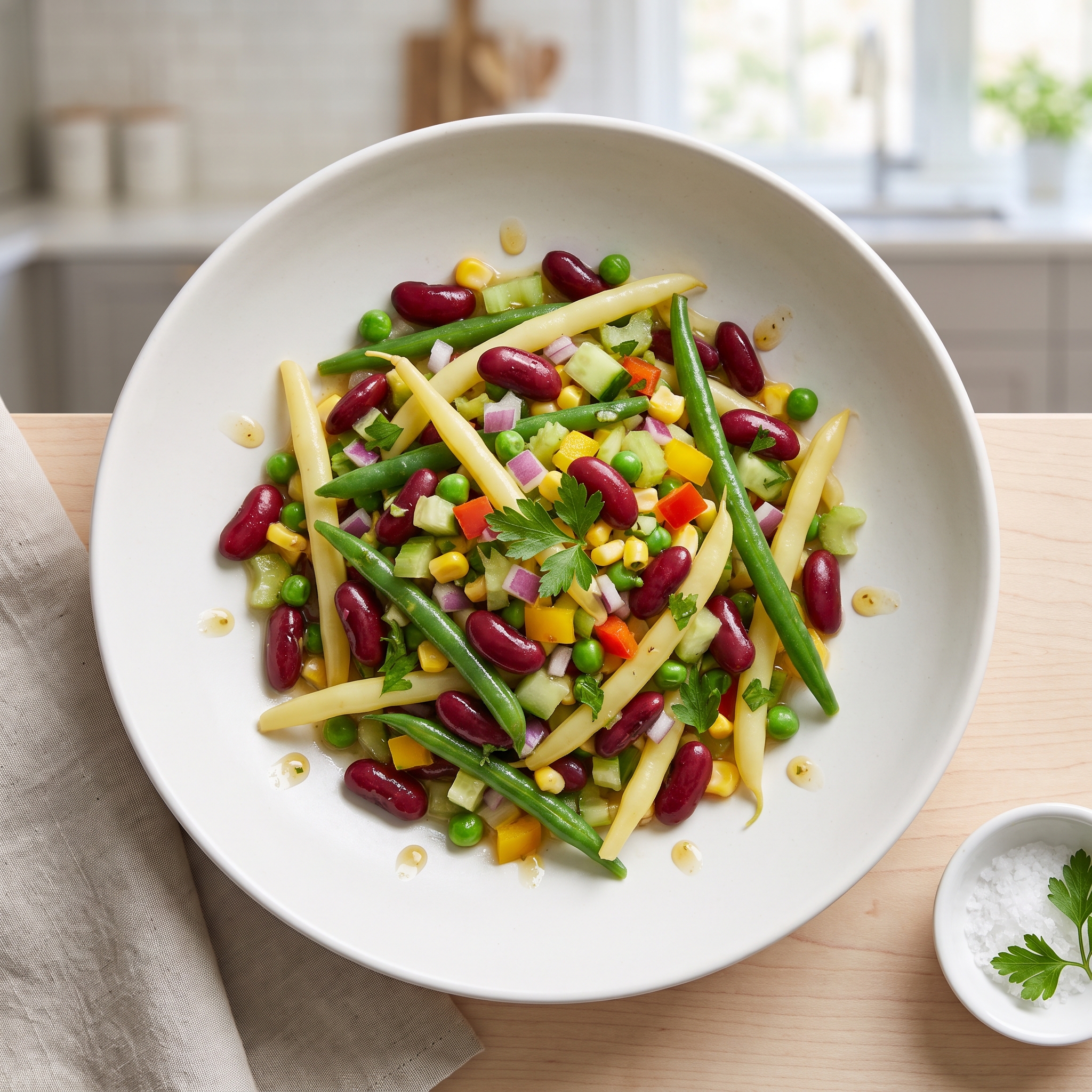 Grandma's Sweet and Tangy Bean Salad