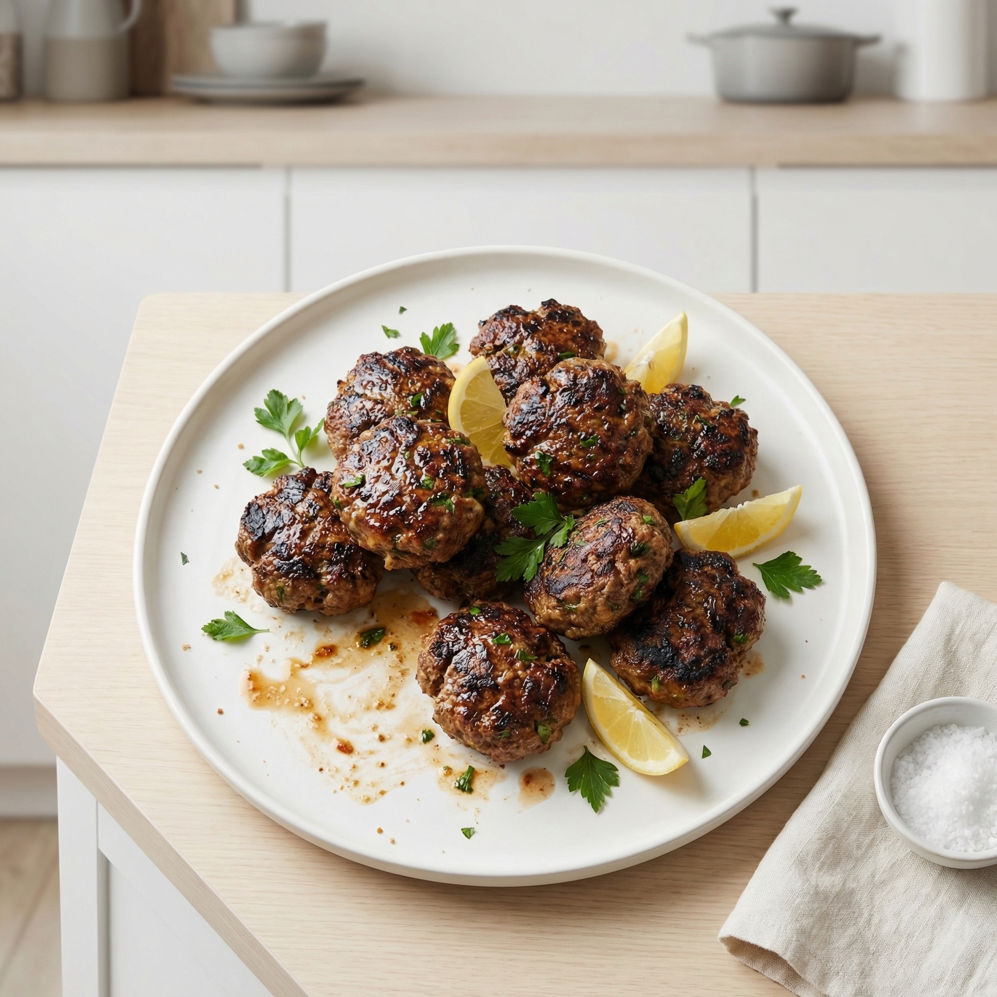 Greek-Style Beef Patties (Bifteki)