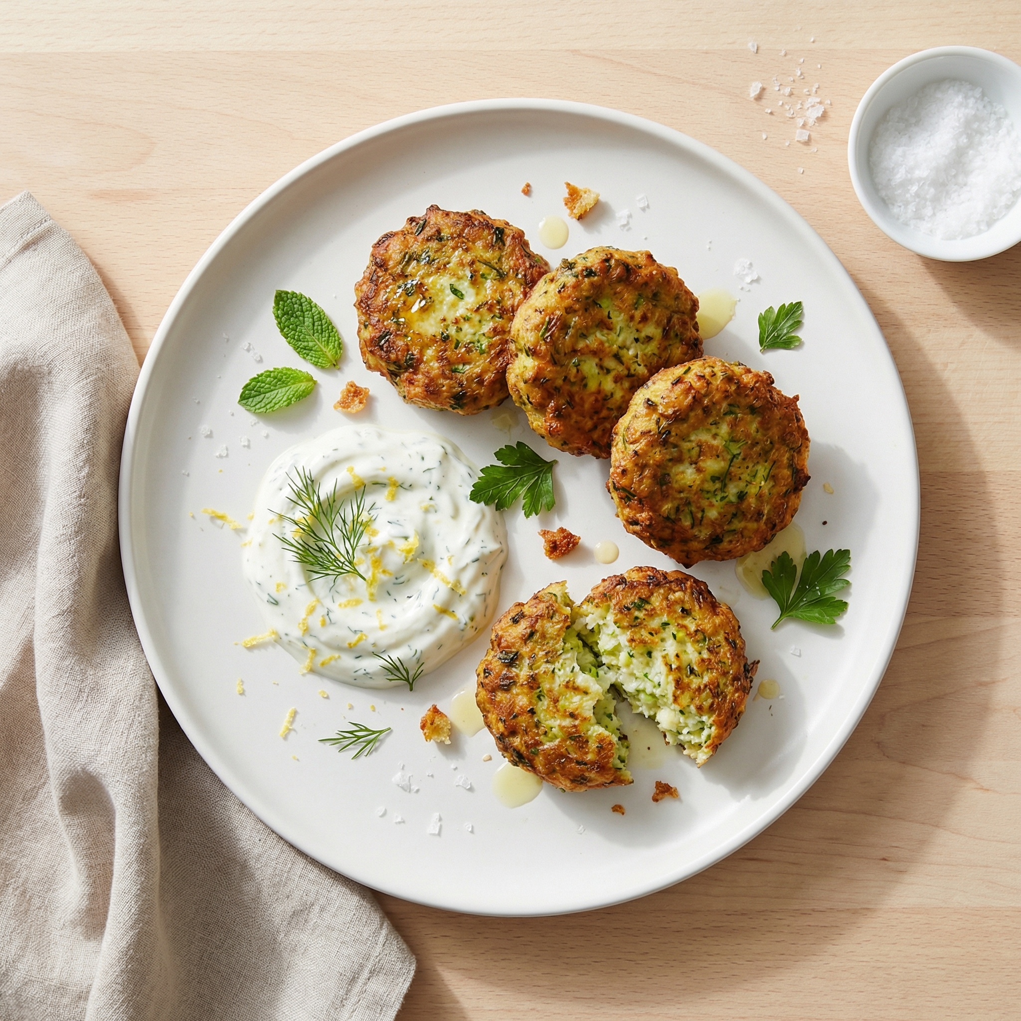 Greek Zucchini Fritters (Kolokithokeftedes)