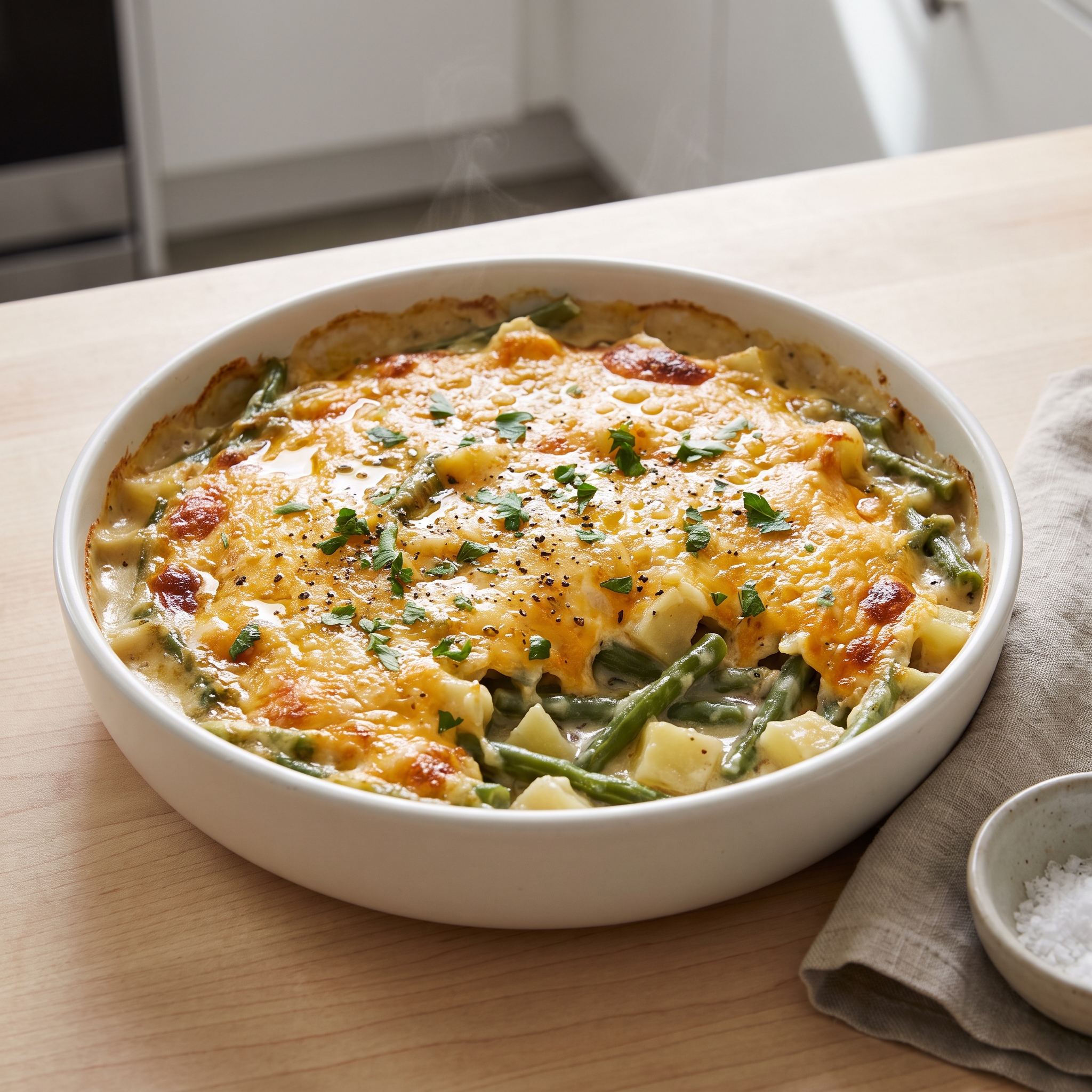 Green Bean and Potato Casserole