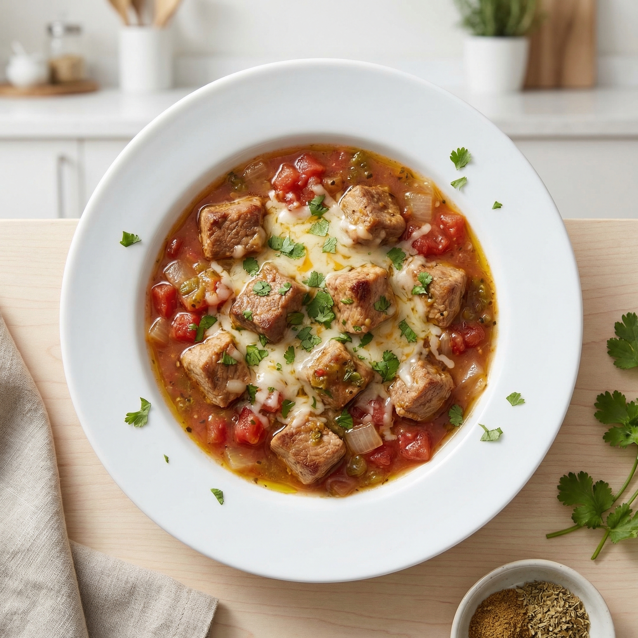 Pork and Green Chile Mexican Stew