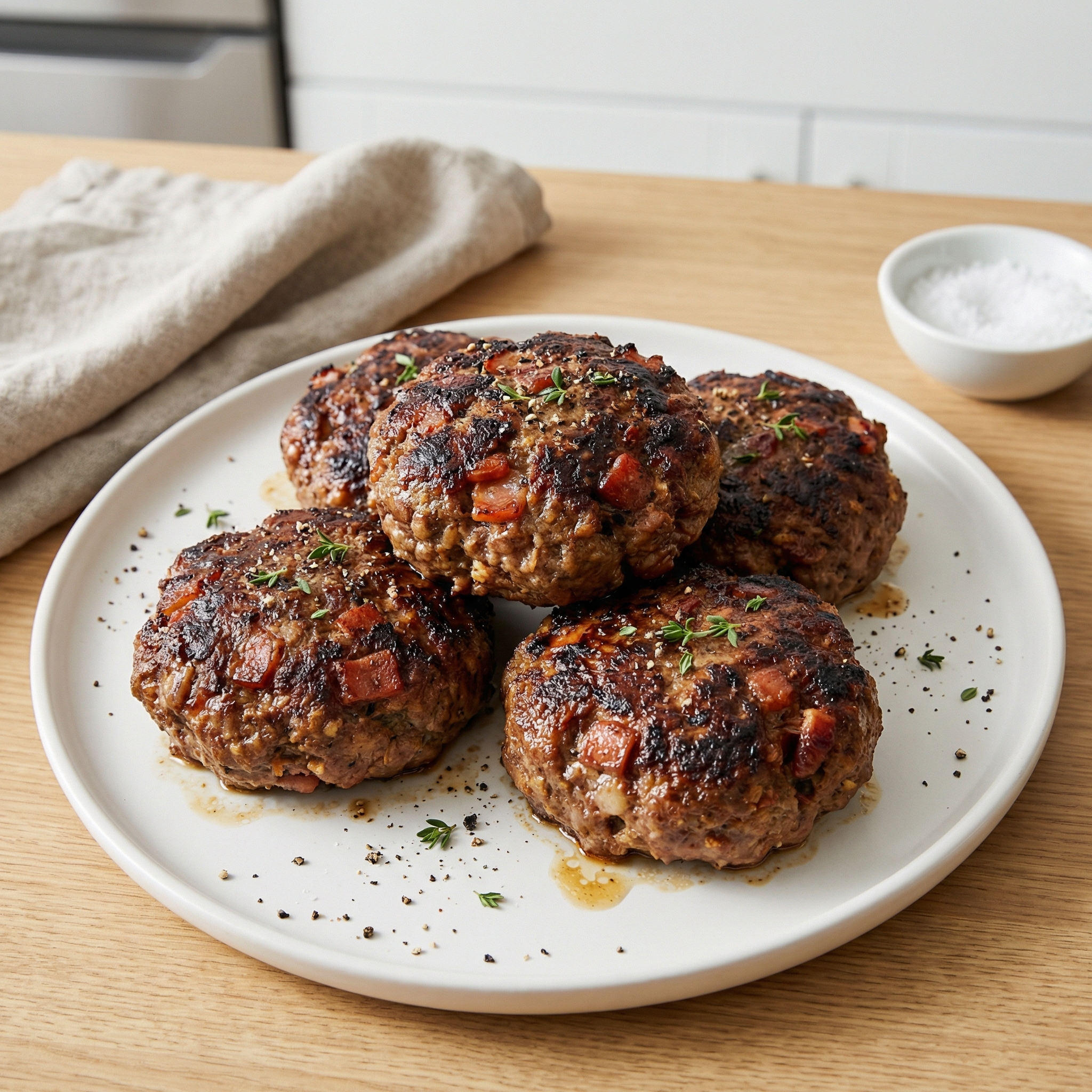 Chef John's Bacon-Stuffed Meatloaf-Style Grilled Burgers