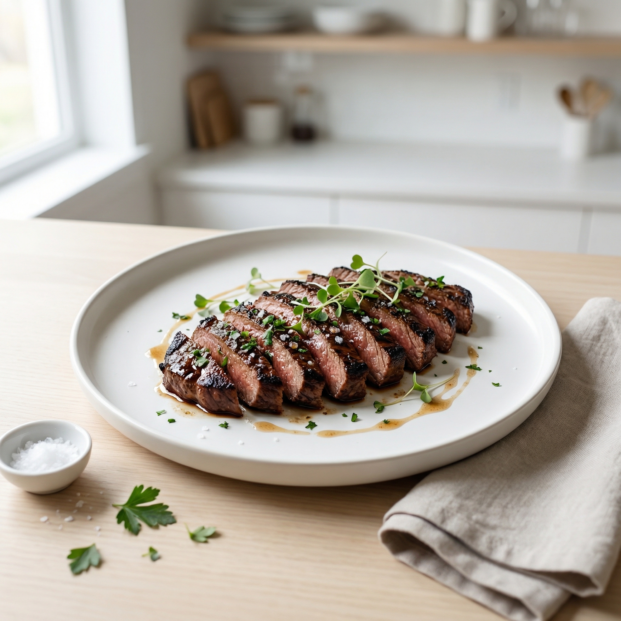 Grilled Stout Skirt Steak