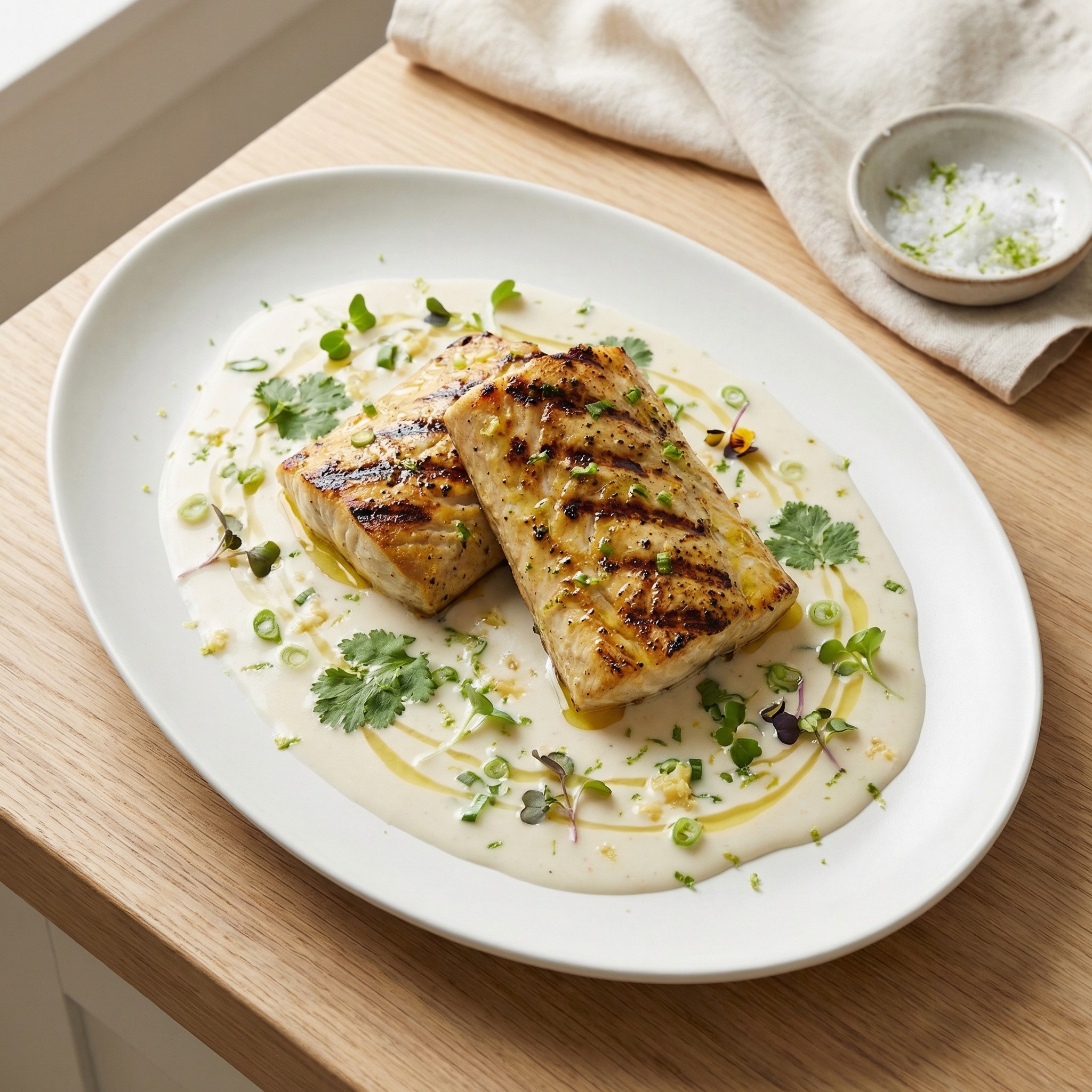 Thai Coconut–Lime Mahi Mahi on the Grill