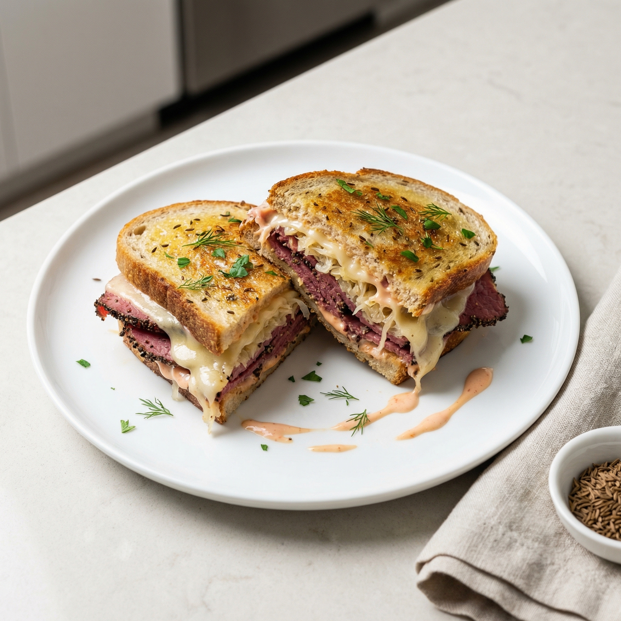 Pastrami Reuben Sandwich