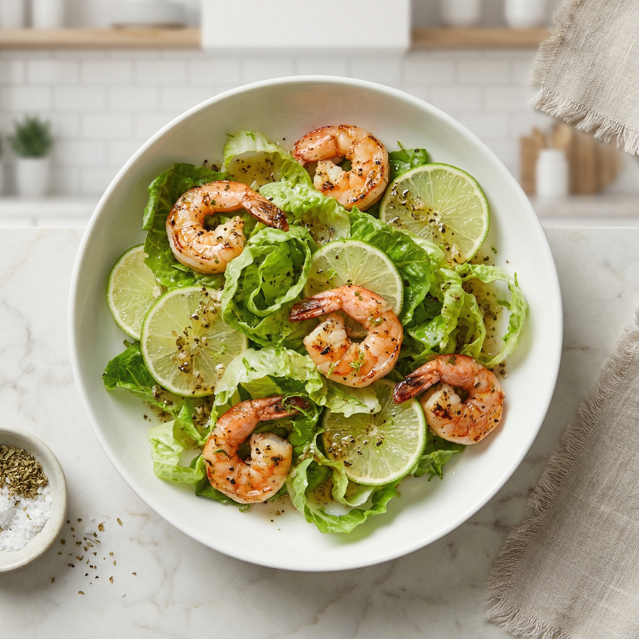 Italian Grilled Shrimp Salad