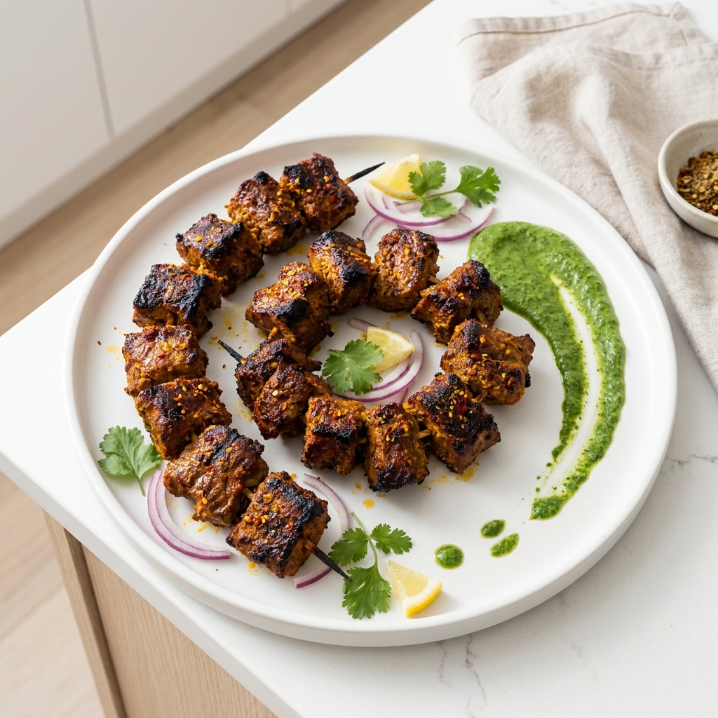 Grilled "Tandoori" Lamb