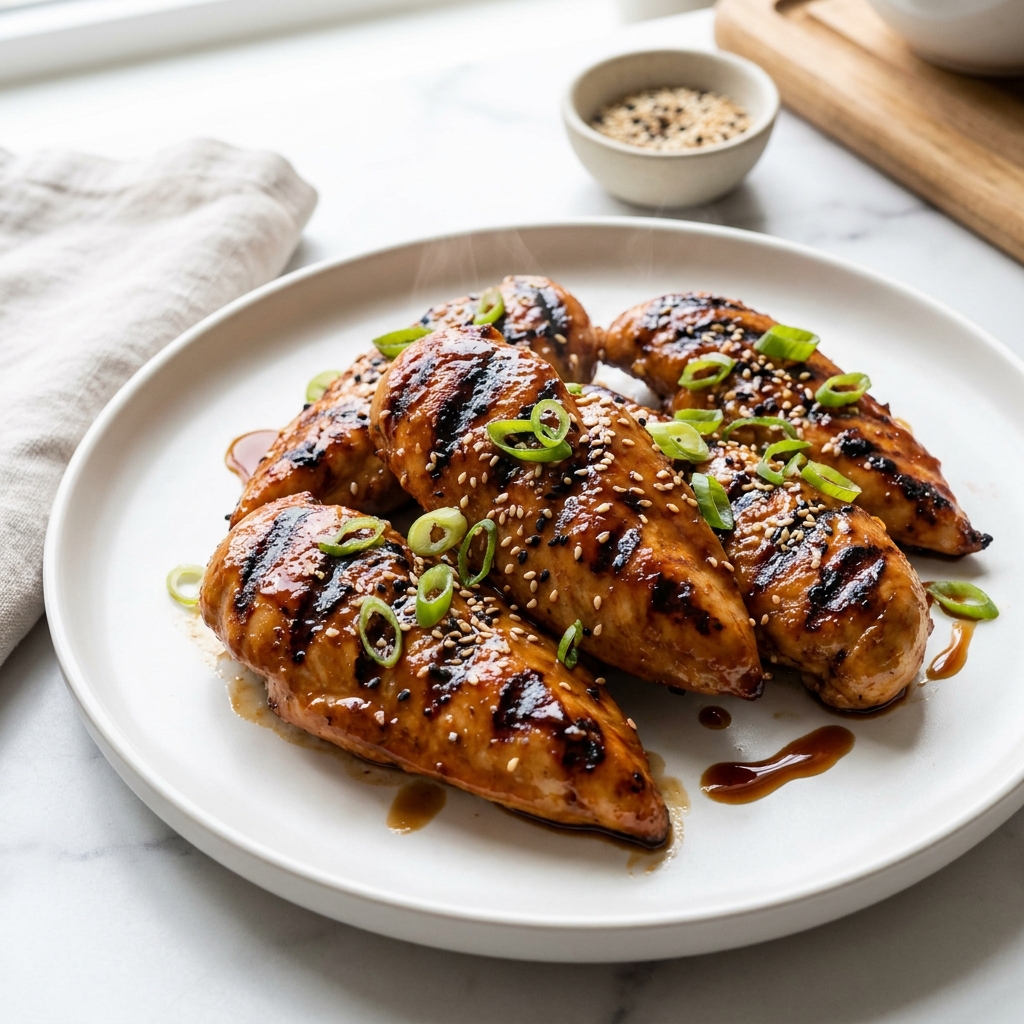 Grilled Teriyaki Chicken Tenders