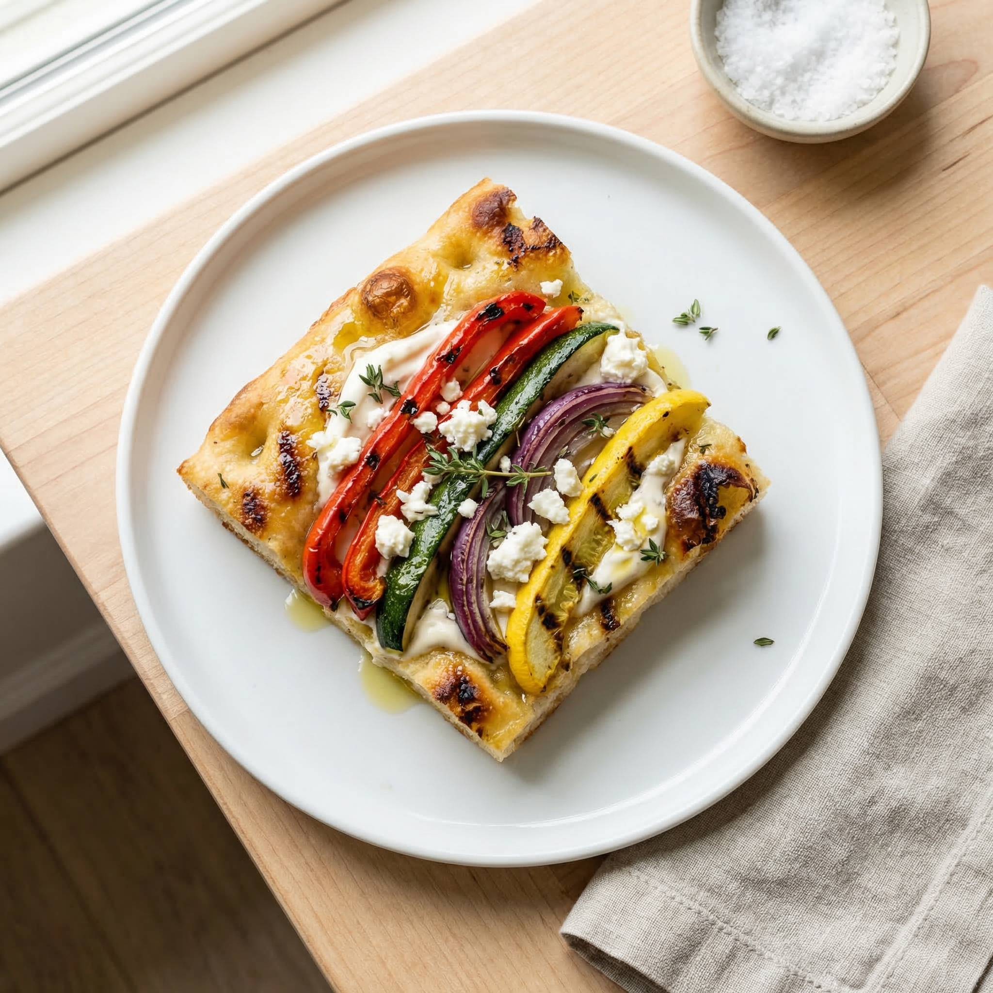 Golden State Grilled Veggie Focaccia Sandwich