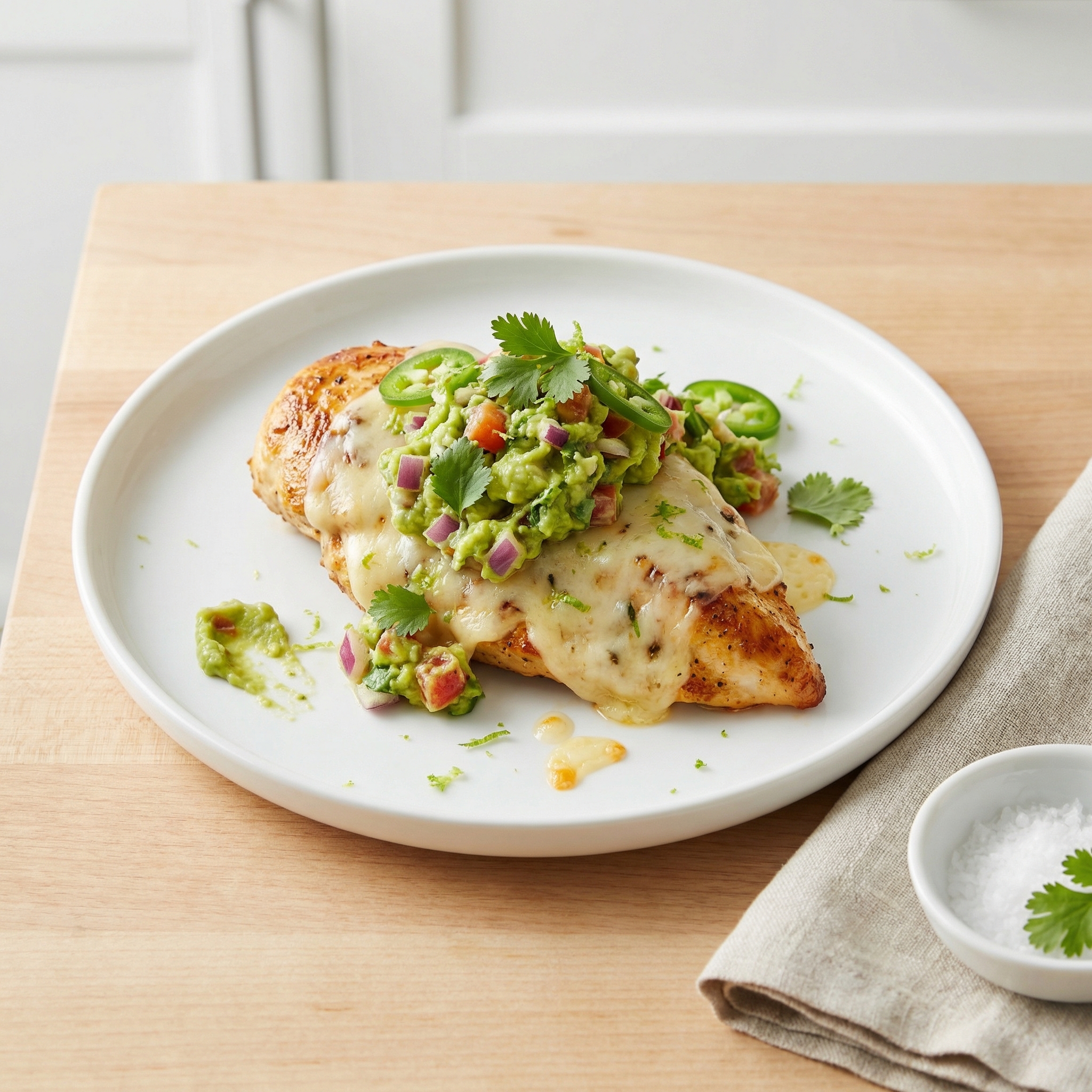 Guacamole Chicken Melt with Pepper Jack