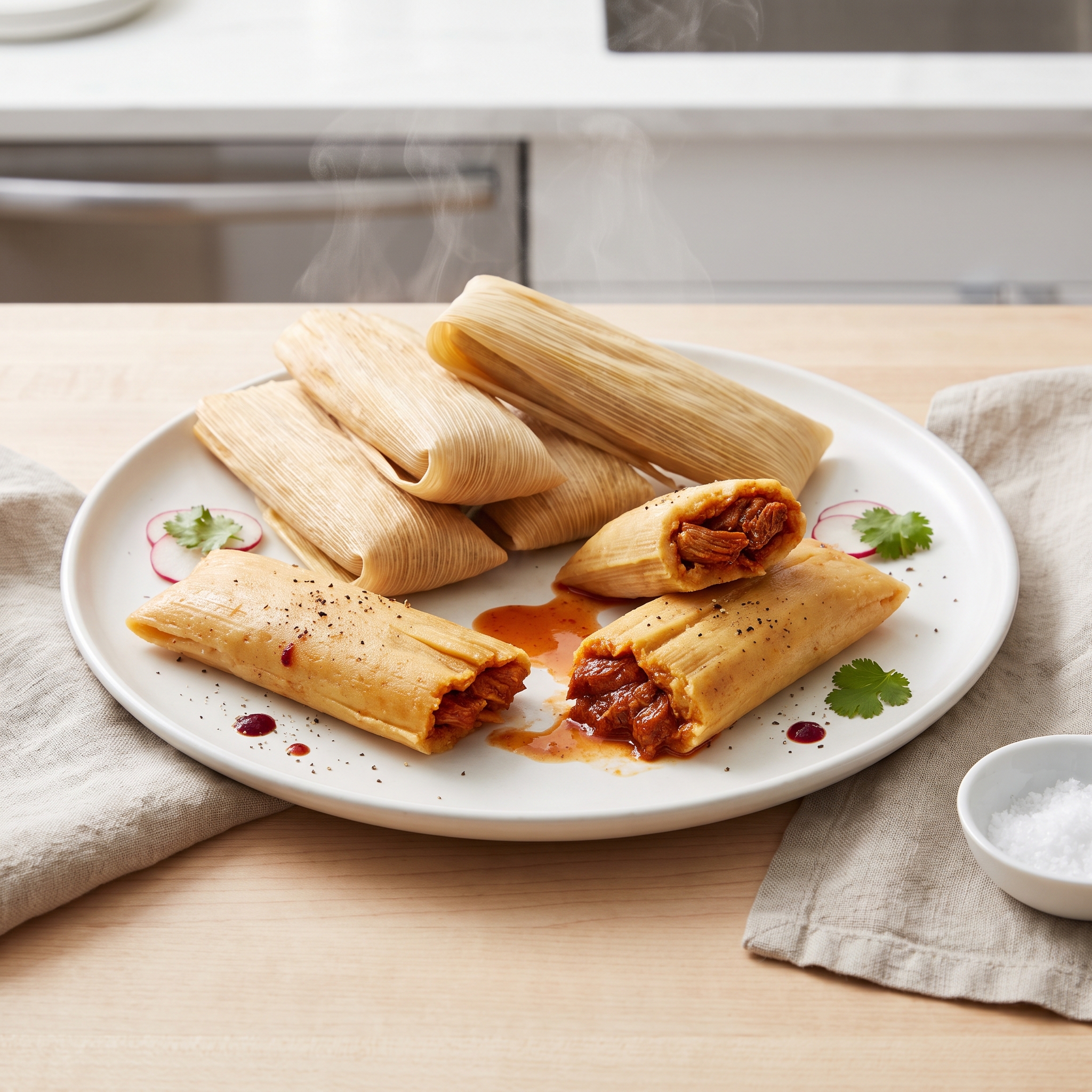 Guajillo Pork Tamales