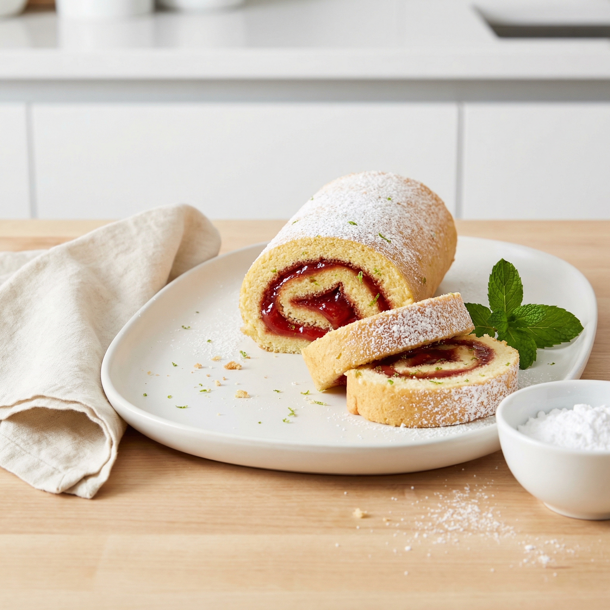 Guava-Filled Brazo Gitano (Guava Jelly Roll)