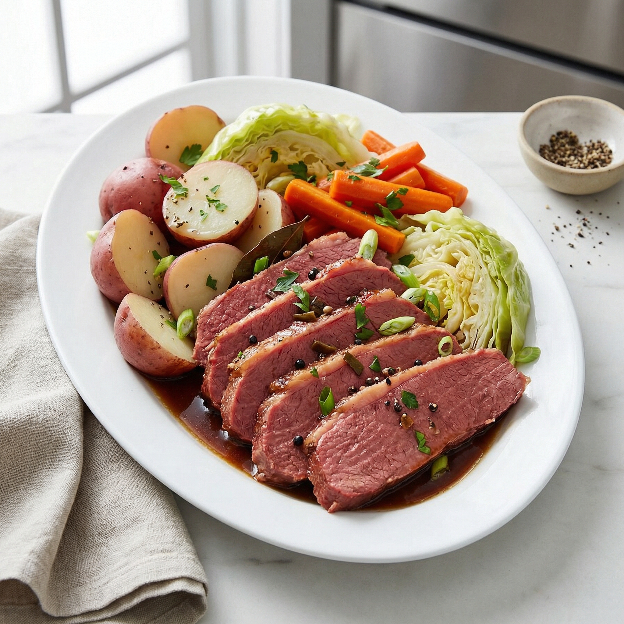 Irish Stout Corned Beef Supper