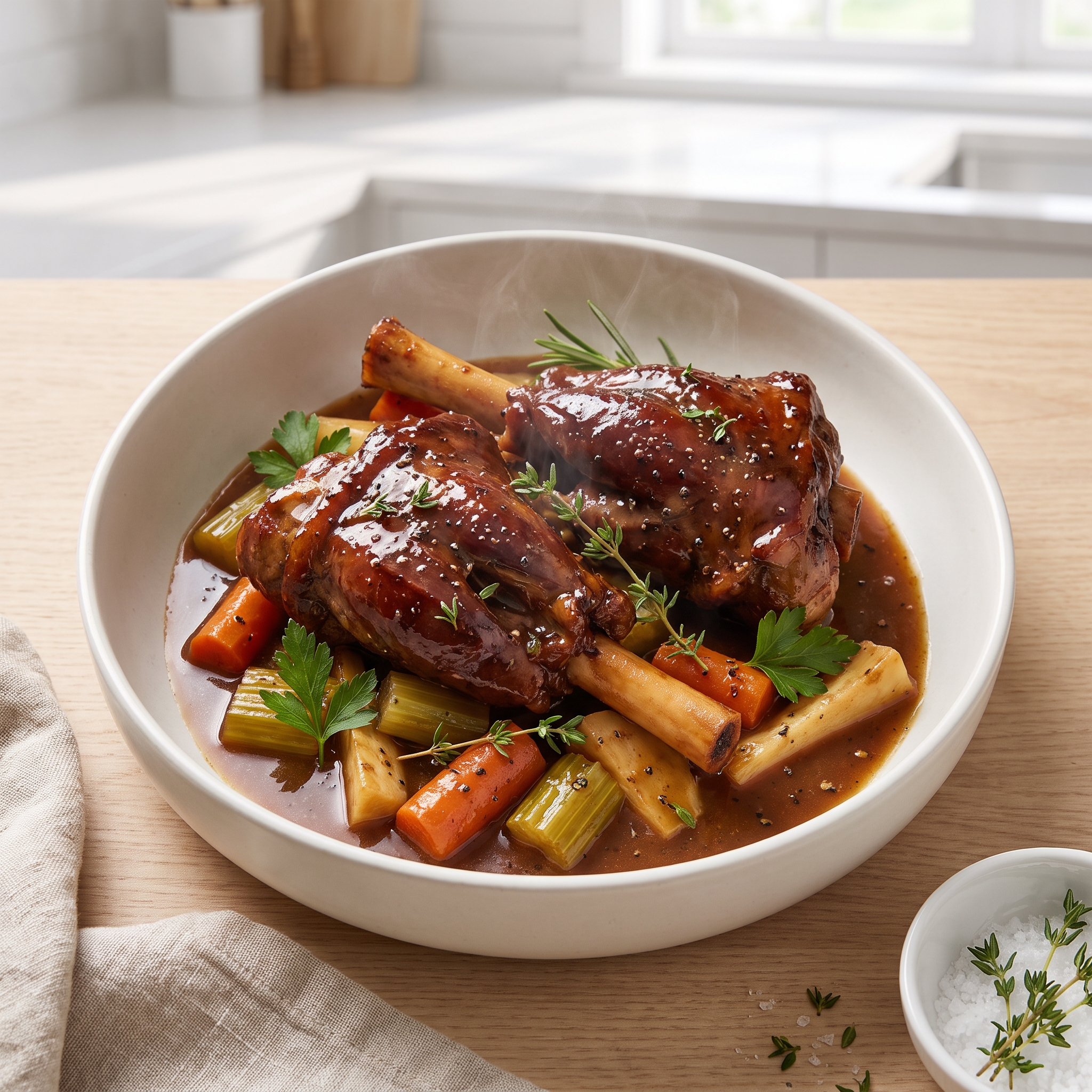 Guinness-Braised Lamb Shanks