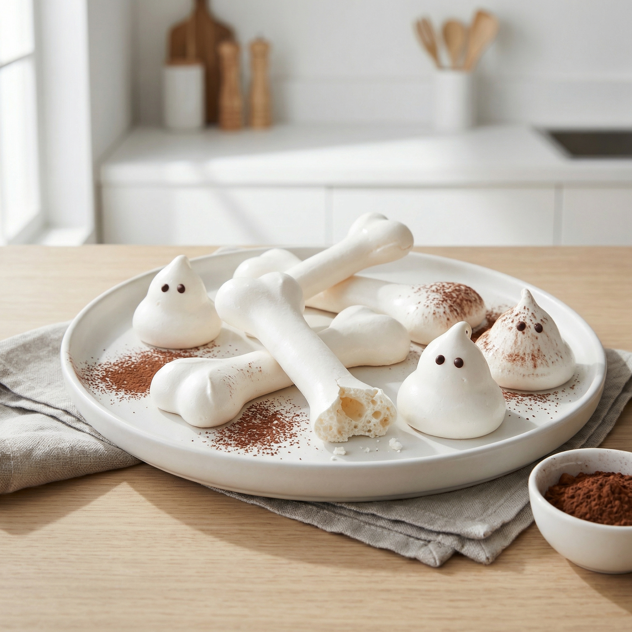 Meringue Bones and Ghosts