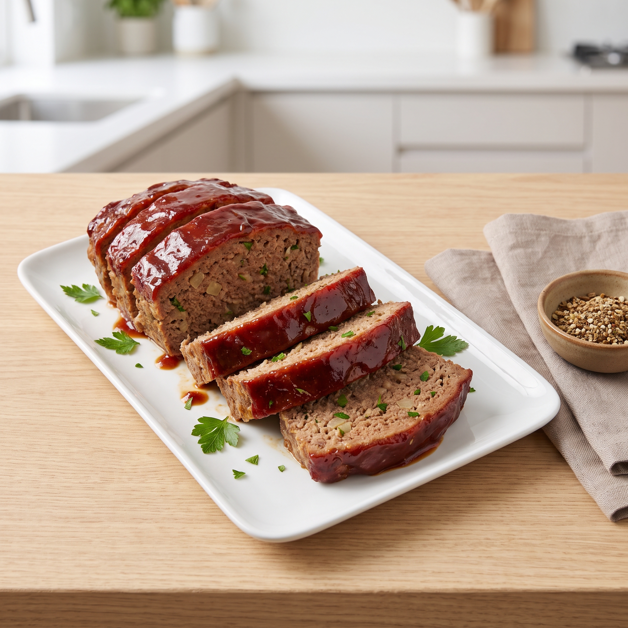 Healthier Brown Sugar Meatloaf