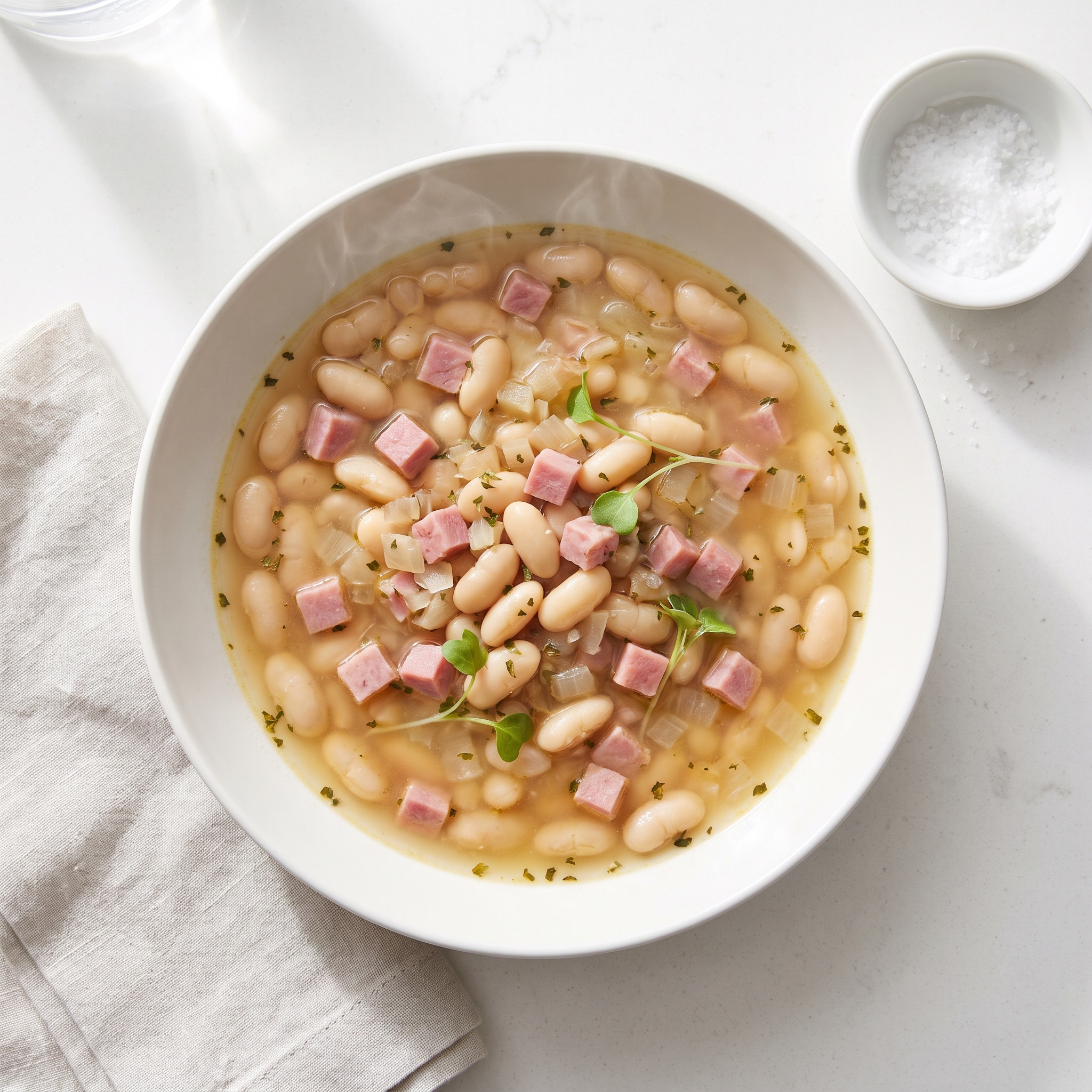 Hearty Ham with Great Northern Beans