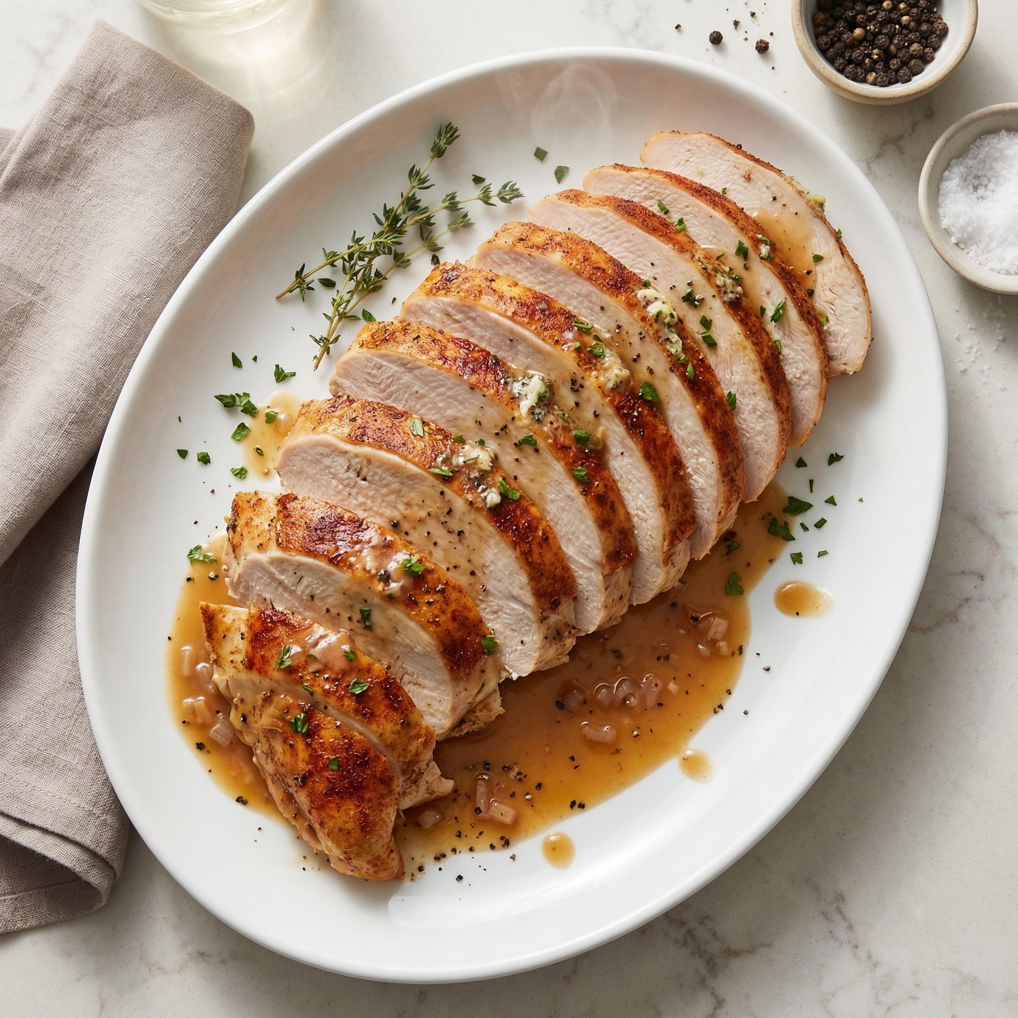 Herb-Butter Roasted Turkey Breast