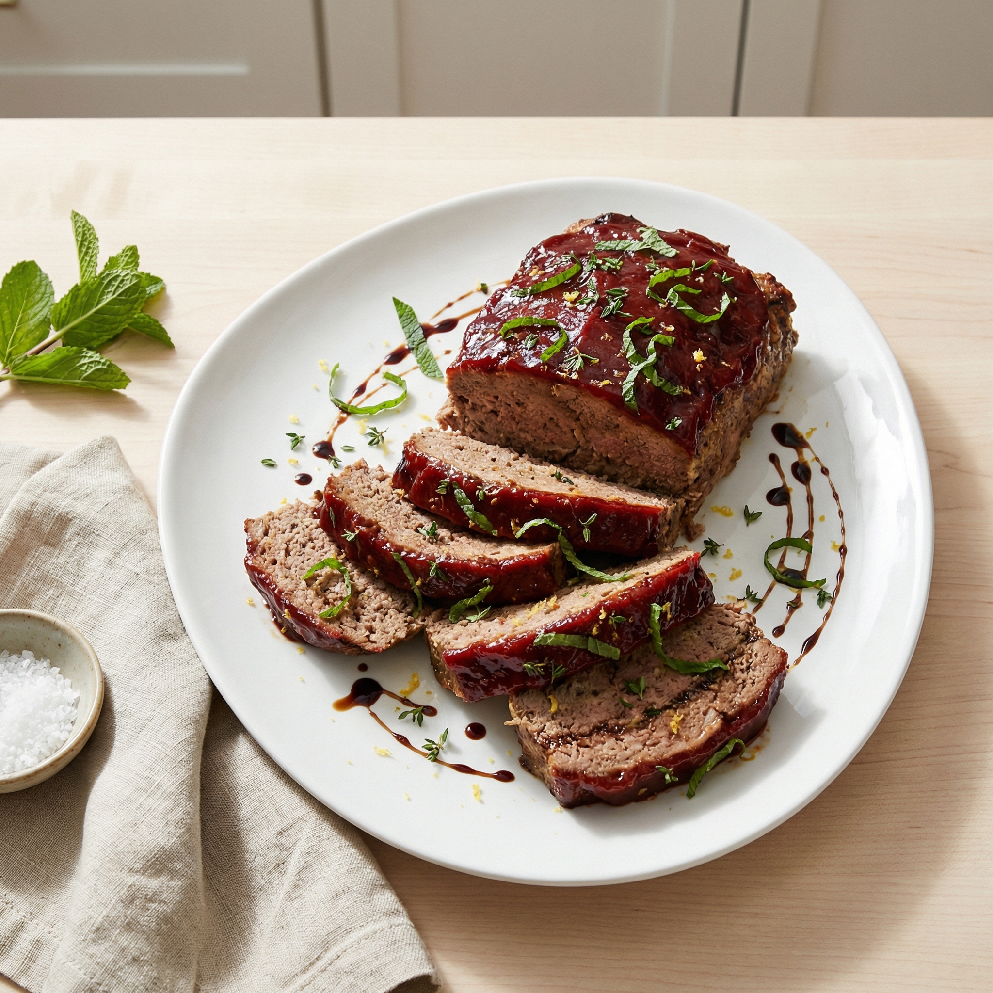 Herbed Mediterranean Lamb Meatloaf