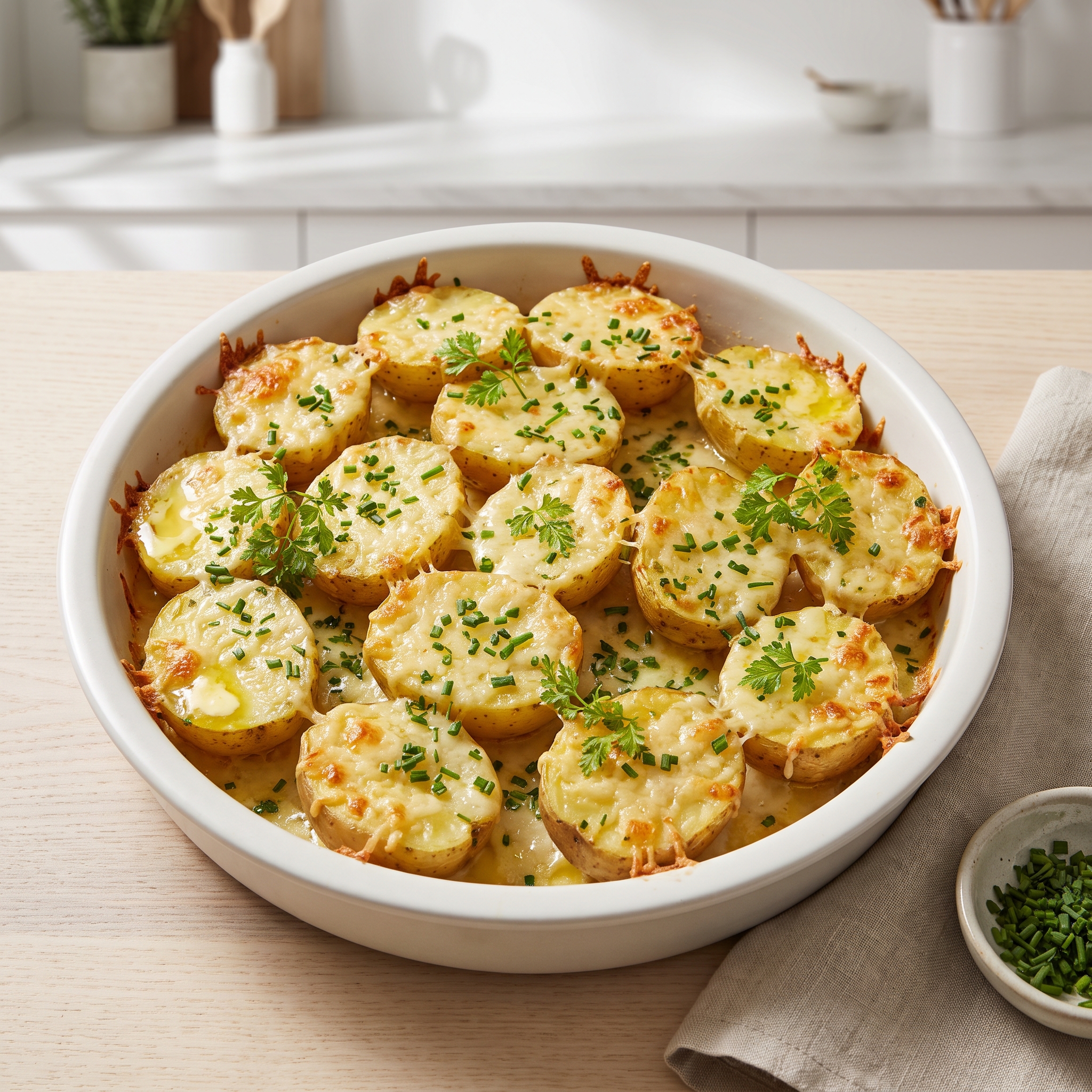 Herbed Gruyere Potato Casserole